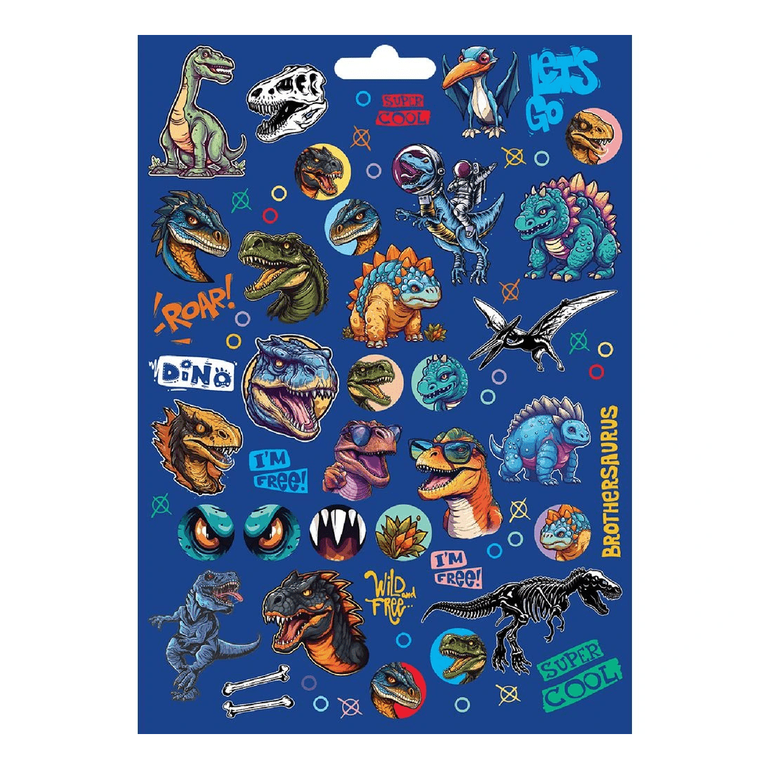 5 Avery Sticker Label Variety Pad 145 x 210mm Dinosaur 5 Sheet, 5 of 8