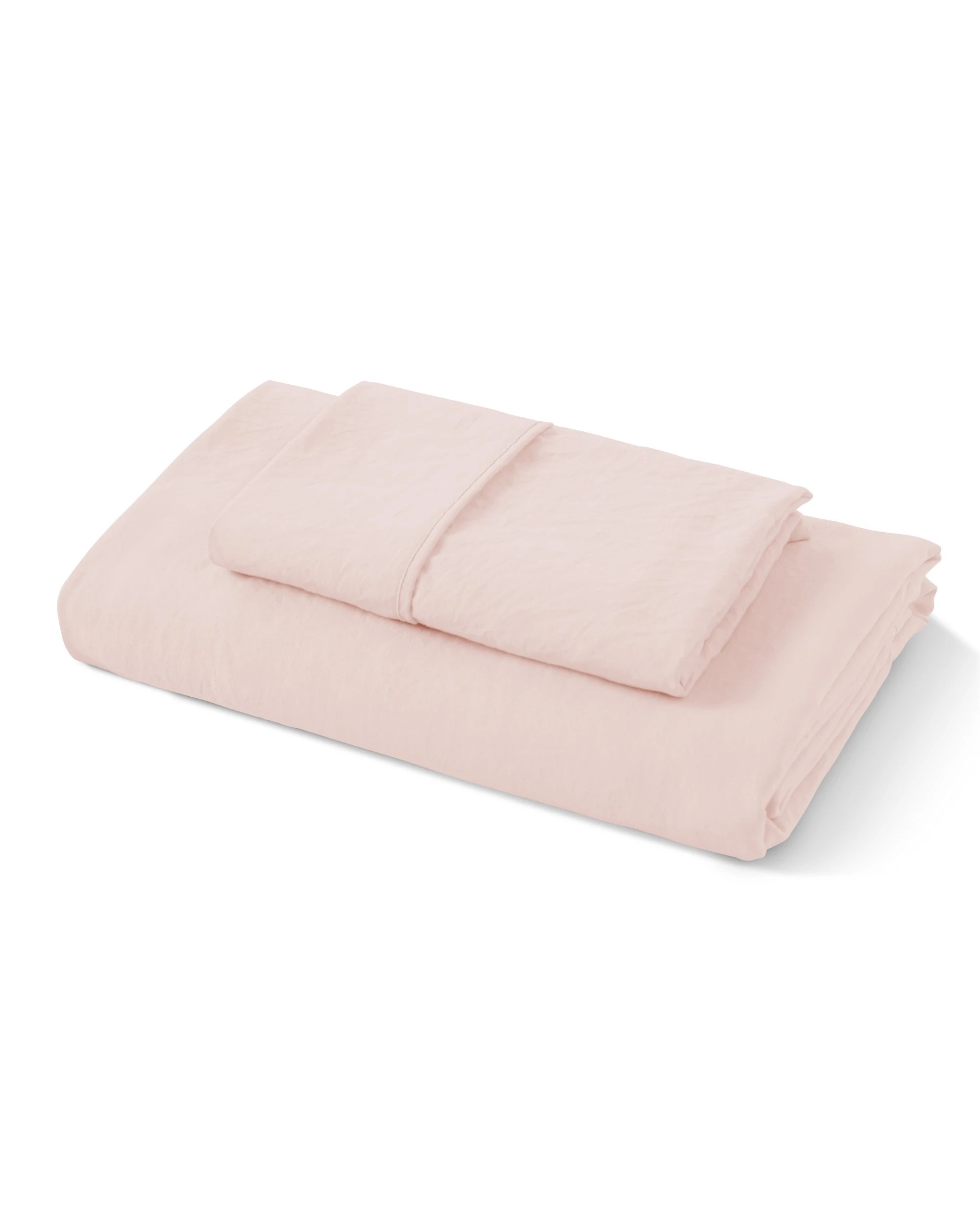 9 Dreamaker Superfine Washed Microfibre Combo Fitted Sheet Set - Single Bed - Blush Pink, 9 of 10