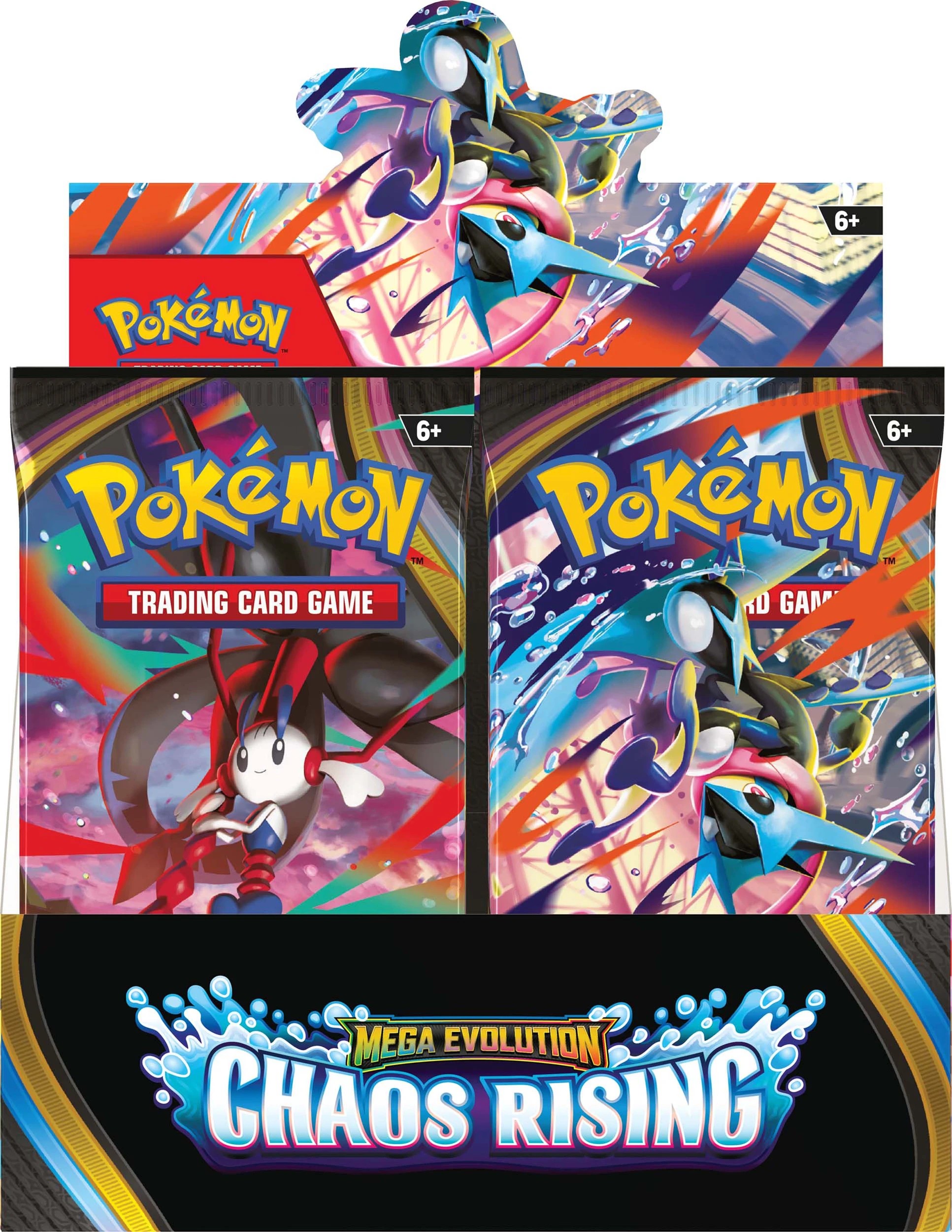 2 Pokemon Trading Card Game: Mega Evolution Chaos Rising Booster - Assorted, 2 of 8