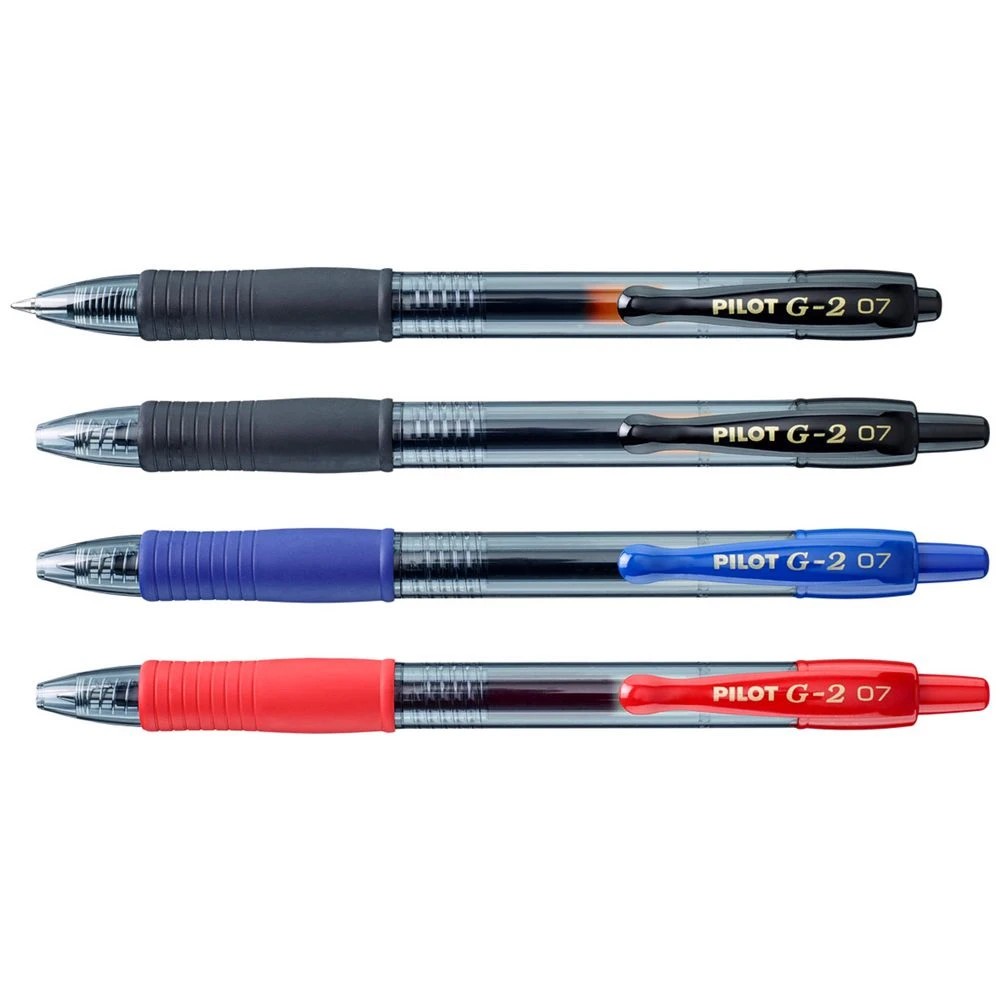 3 PILOT G2 Retractable Gel Pen Fine 0.7mm Assorted 4Pk, 3 of 7
