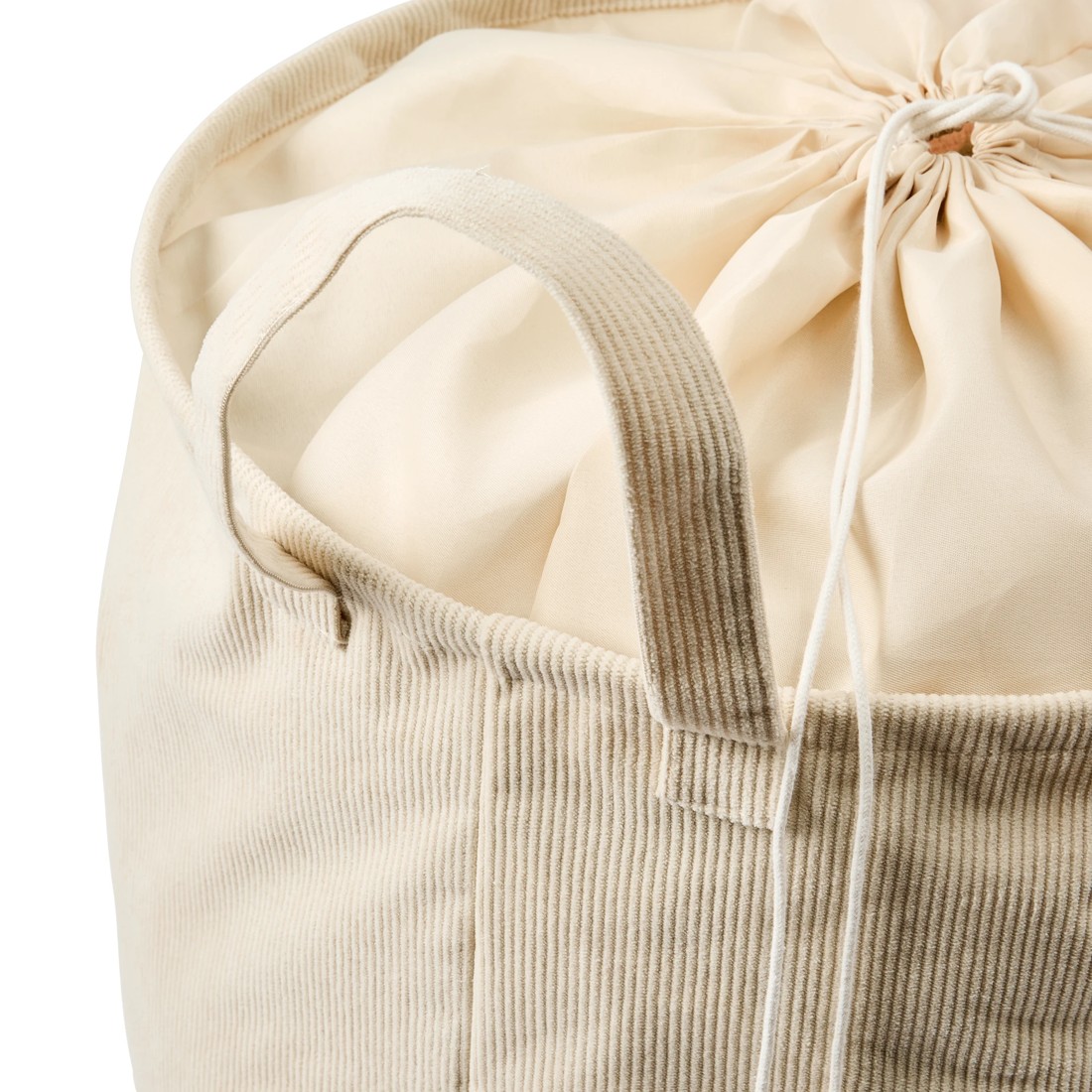 7 Corduroy Pop Up Laundry Hamper - Beige, 7 of 8