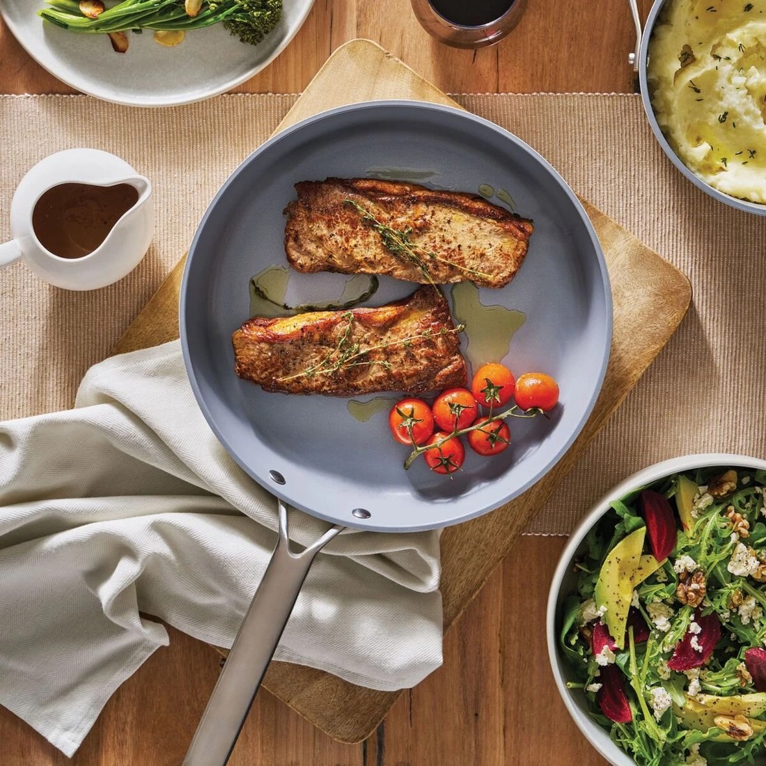 4 Pyrolux 16cm Saucepan with Lid 1.3 Litre Denim, 4 of 5