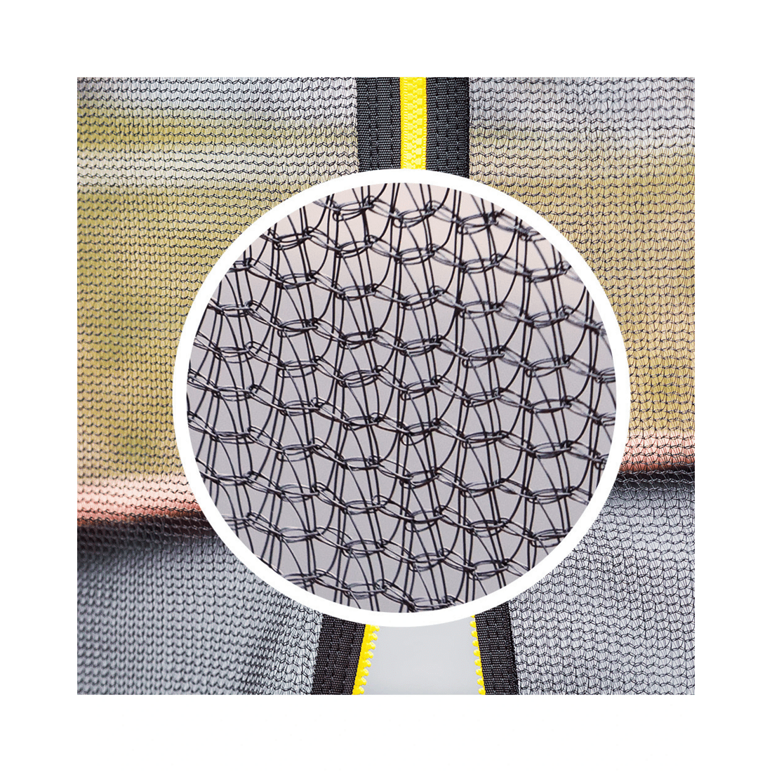 5 Kahuna 6 ft x 9 ft Rectangular Outdoor Trampoline with Basketball Set Rainbow - Orange, 5 of 6