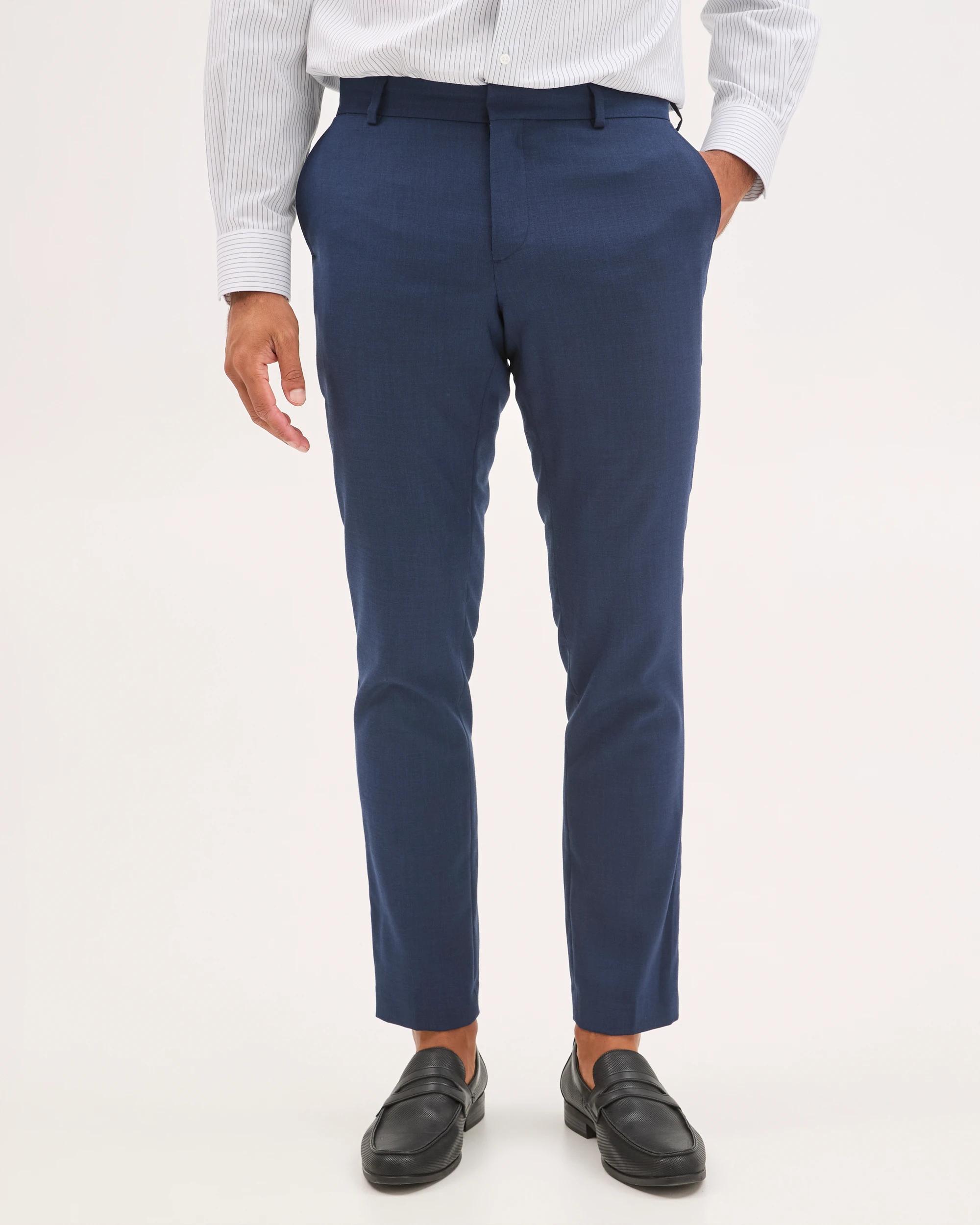 4 Preview Tailored Suit Pants NAVY MARLE, 4 of 6
