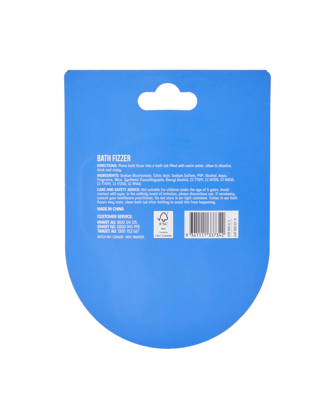 5 OXX Bodycare Spa Fizz Bath Fizzer 100g - Vanilla Scented, 5 of 5