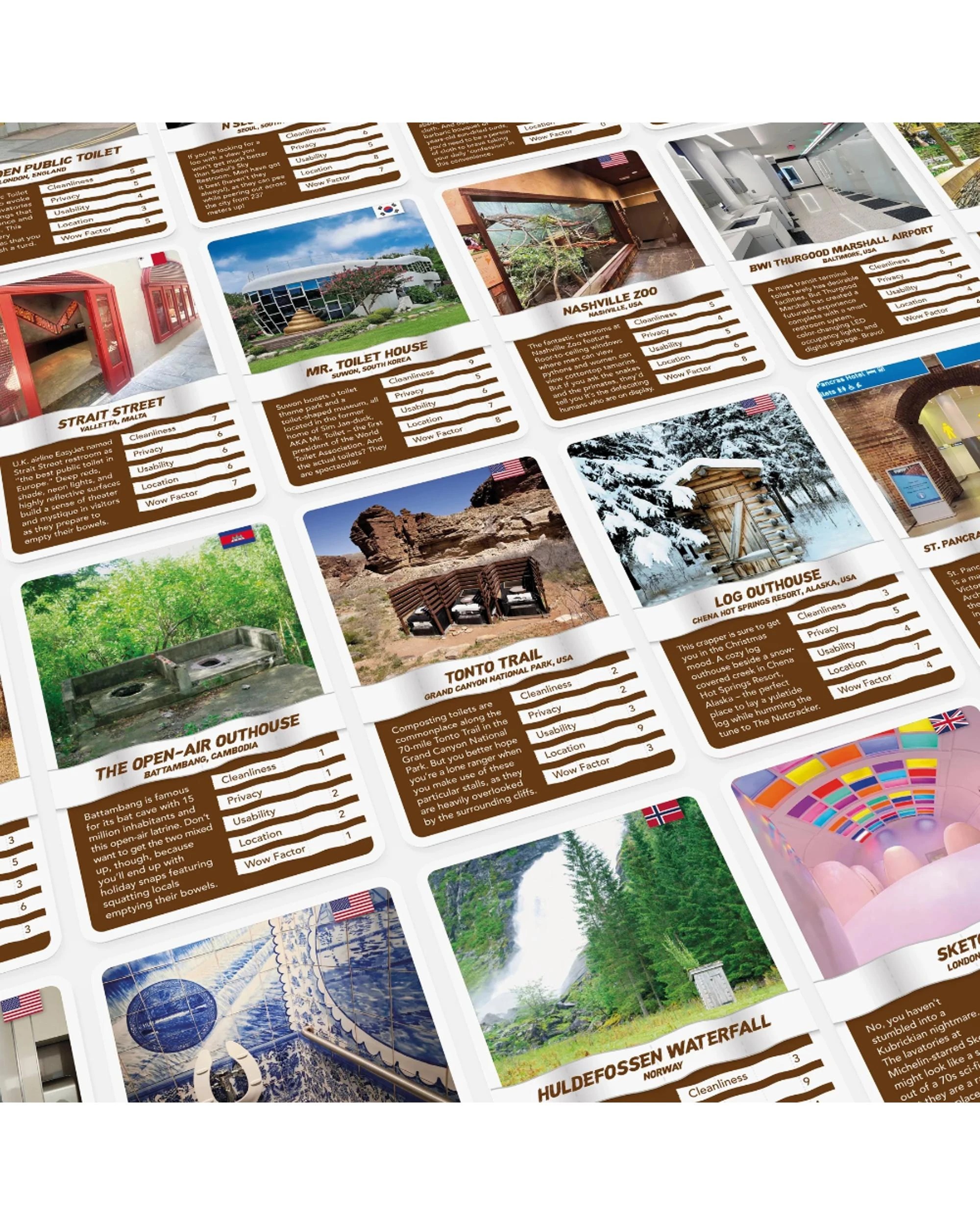 3 Top Toilets Card Game, 3 of 3