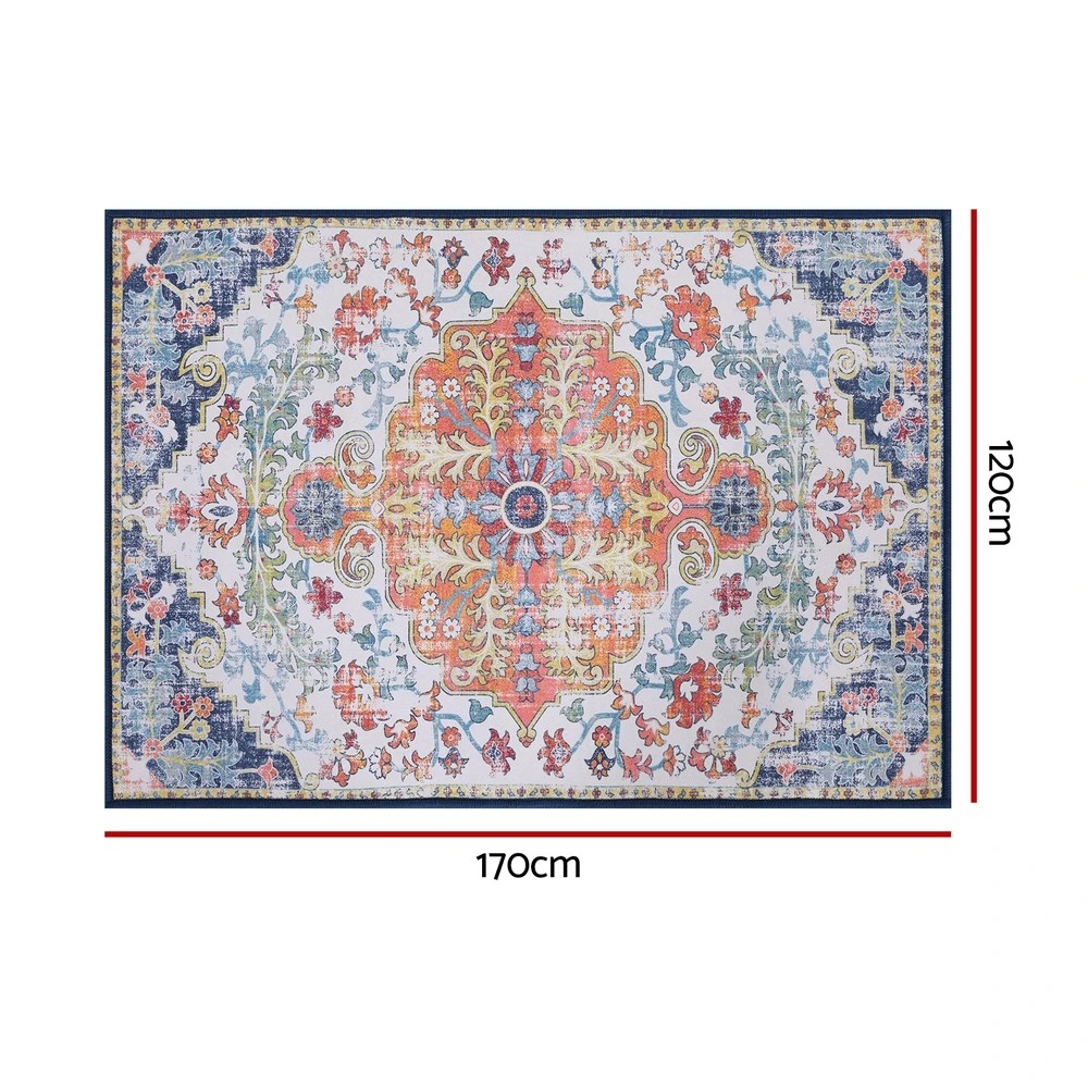 2 Artiss Floor Rug 120X170cm Large Washable Geometric Area Rug Modern Carpet Mat - Multi, 2 of 9