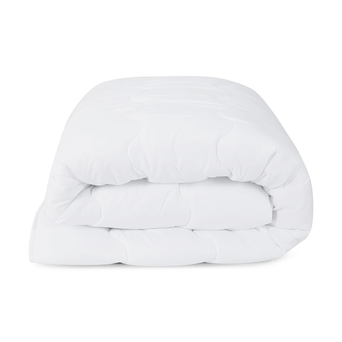 2 Strapped Airflow Mattress Topper - King Bed, White, 2 of 5