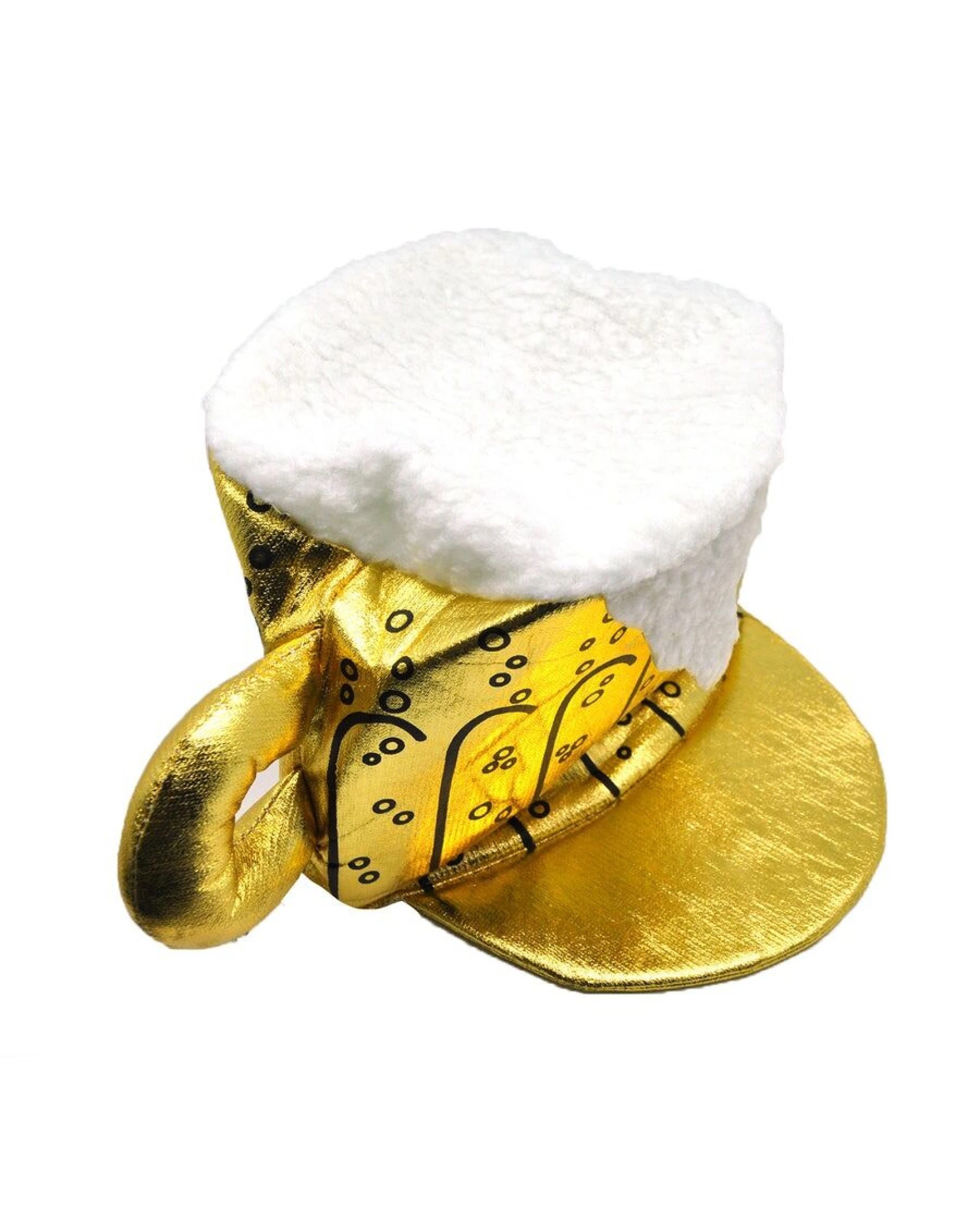 2 Gold Beer Novelty Hat for Party Celebrations, 2 of 2
