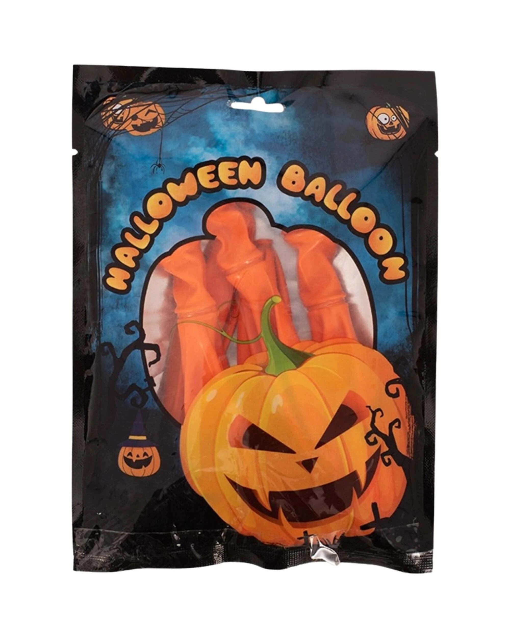 2 Oceana Pumpkin Shaped Latex Balloons Pack of 6 - Orange, 2 of 3