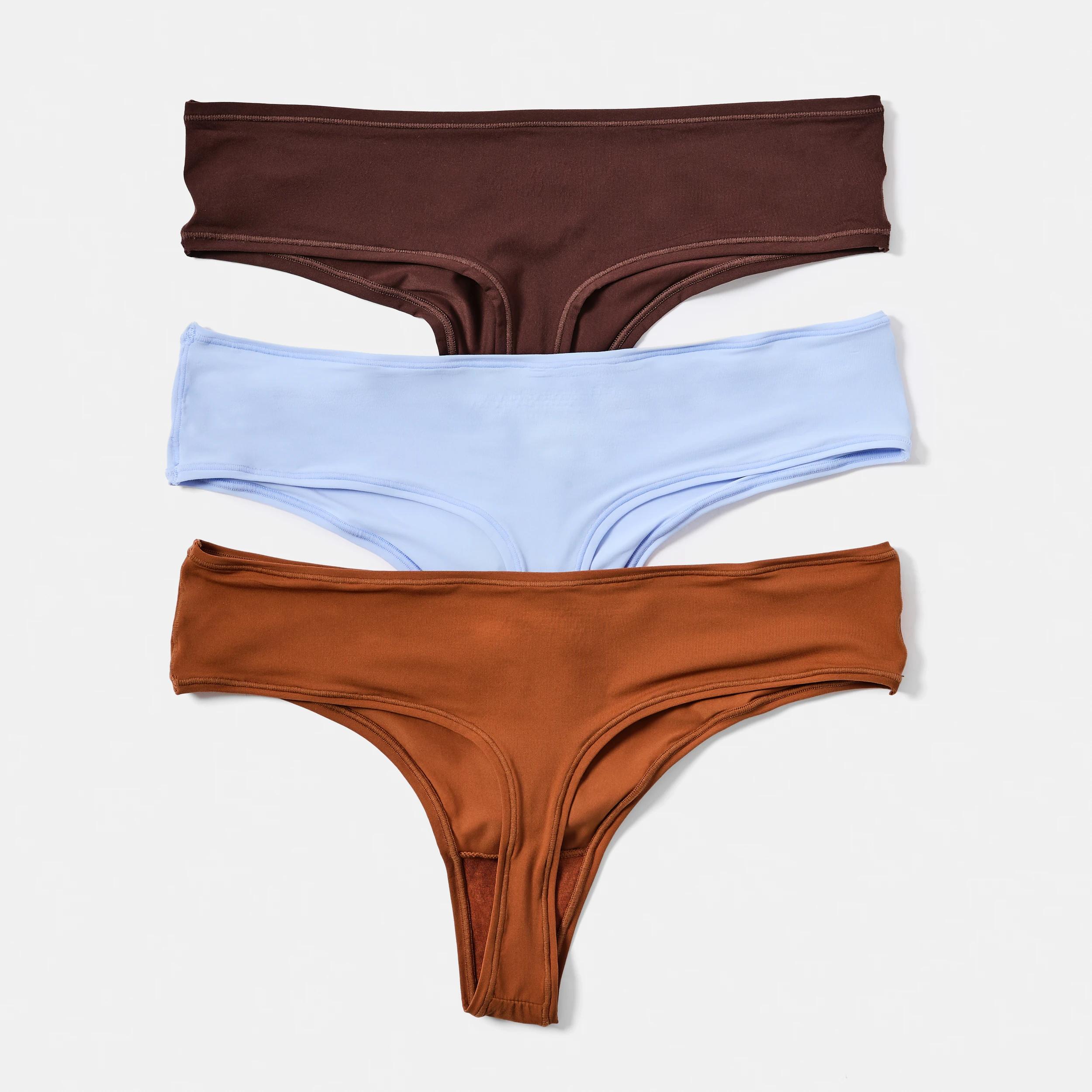 2 3 Pack Super Soft G-String Briefs BRUNI BLUE, BRONZE BROWN, CHOCOLATE FUDGE, 2 of 8