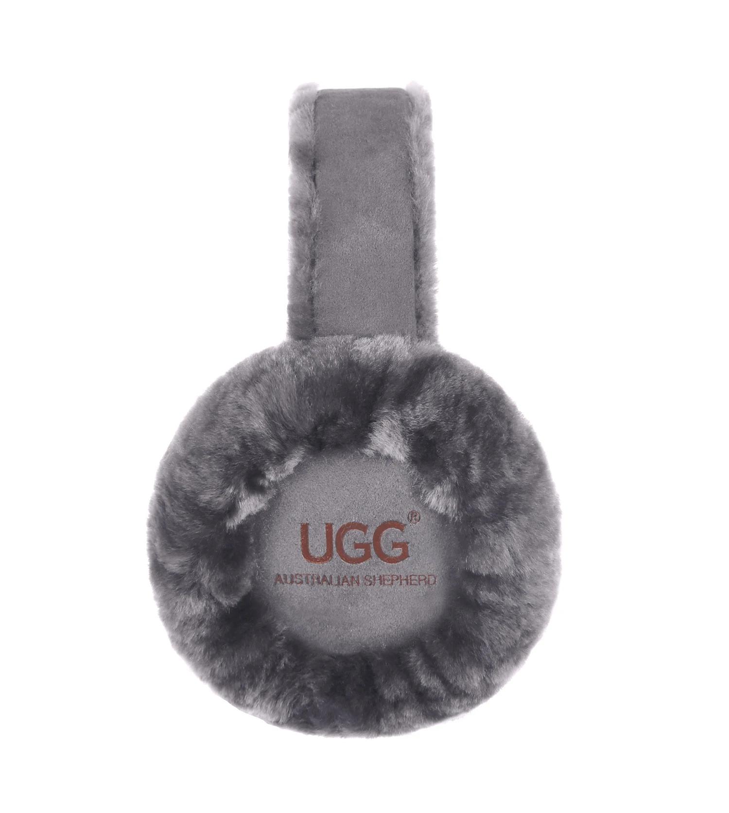 2 Australian Shepherd UGG Connie Kids Earmuff GREY, 2 of 5