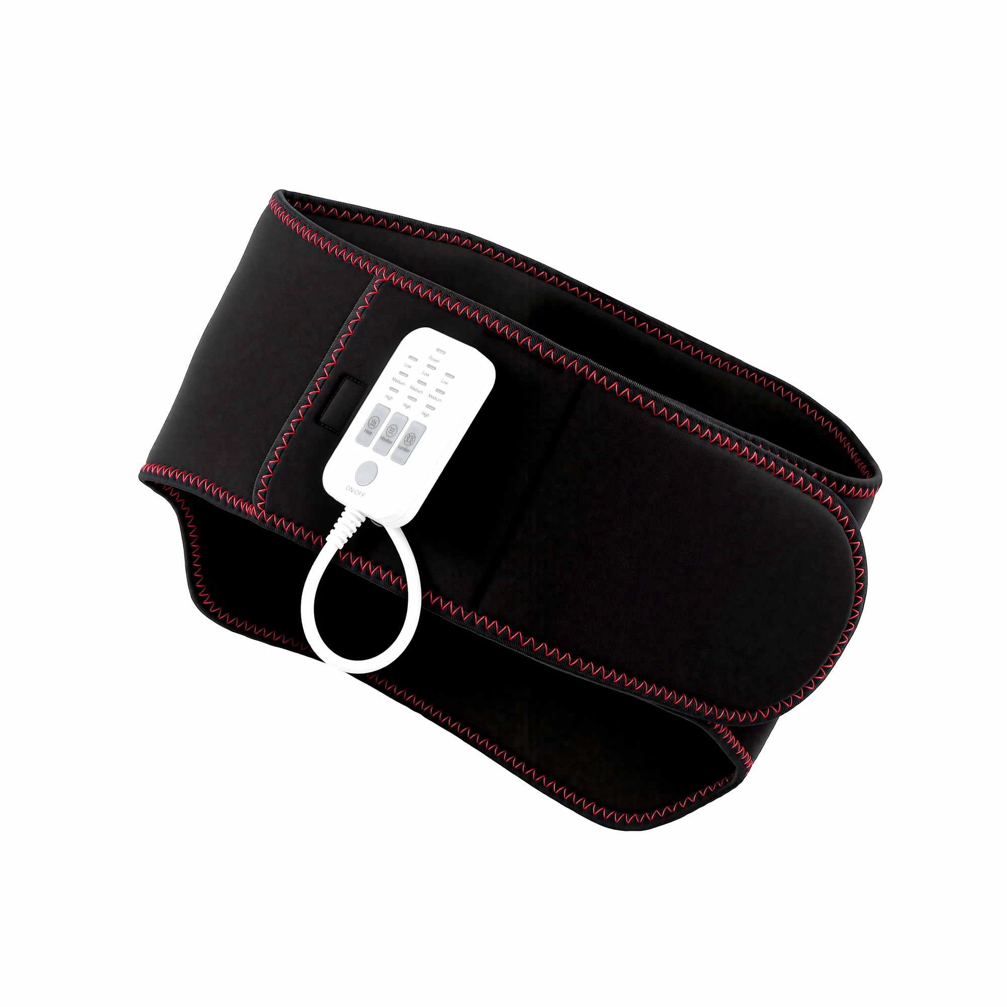 3 Livemor Back Massager for Sciatica Relief, Airbag Traction and Heat Lumbar Support Belt - Black, 3 of 9