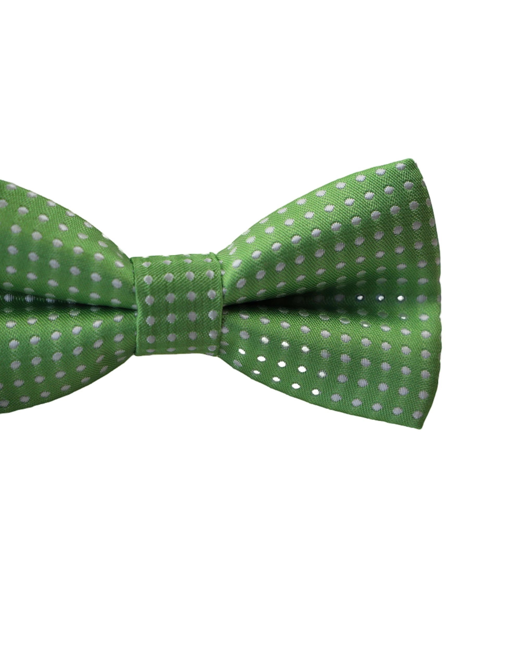 2 Zasel Boys Light Green Bow Tie With White Polka Dots - Multi, 2 of 4