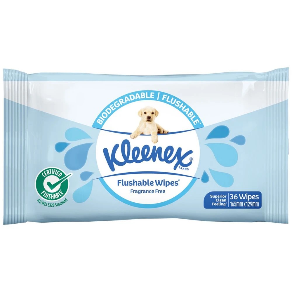 2 Kleenex Flushable Wipes 36 Pack, 2 of 3