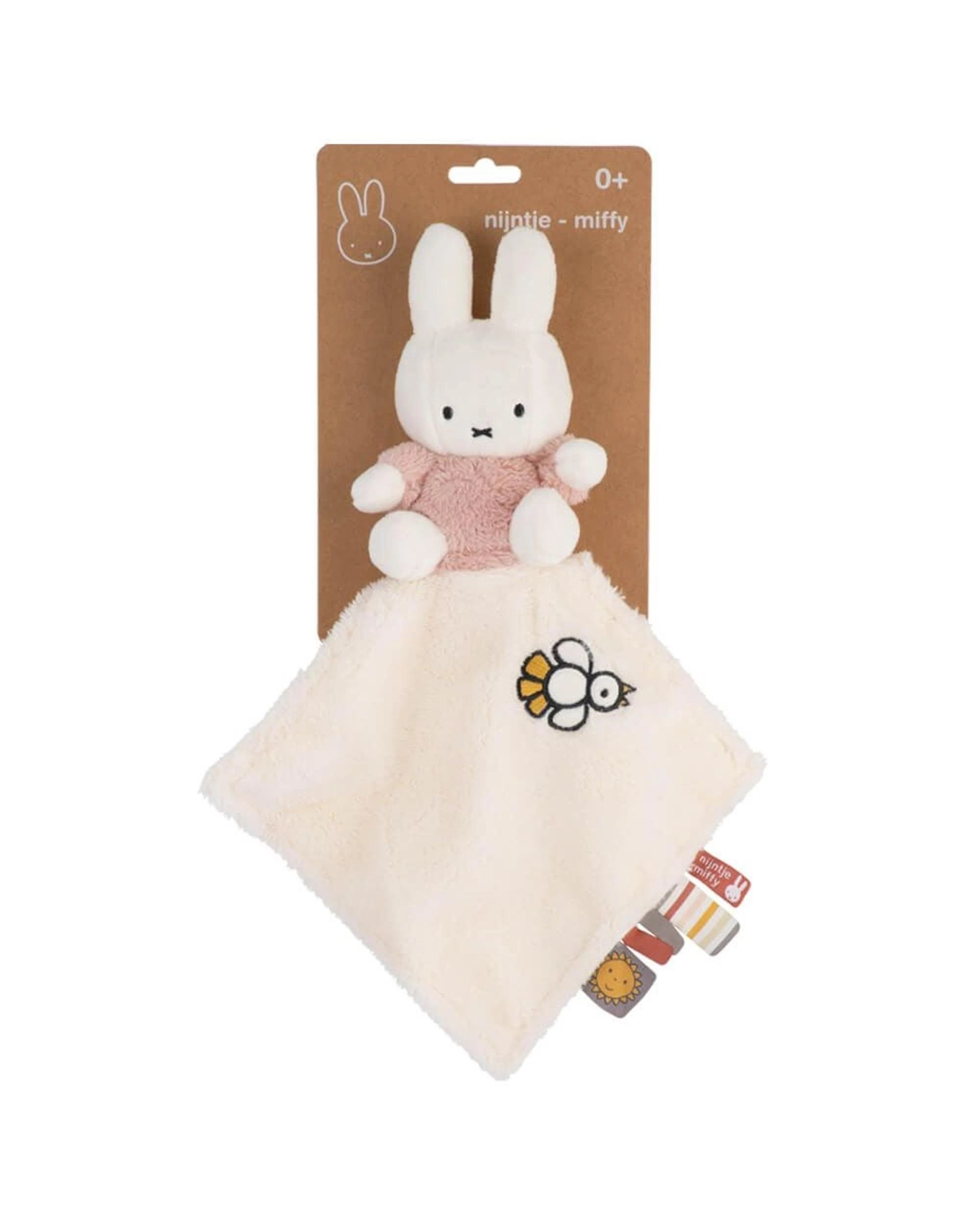 1 Miffy Fluffy Cuddle Cloth - Pink, 1 of 6
