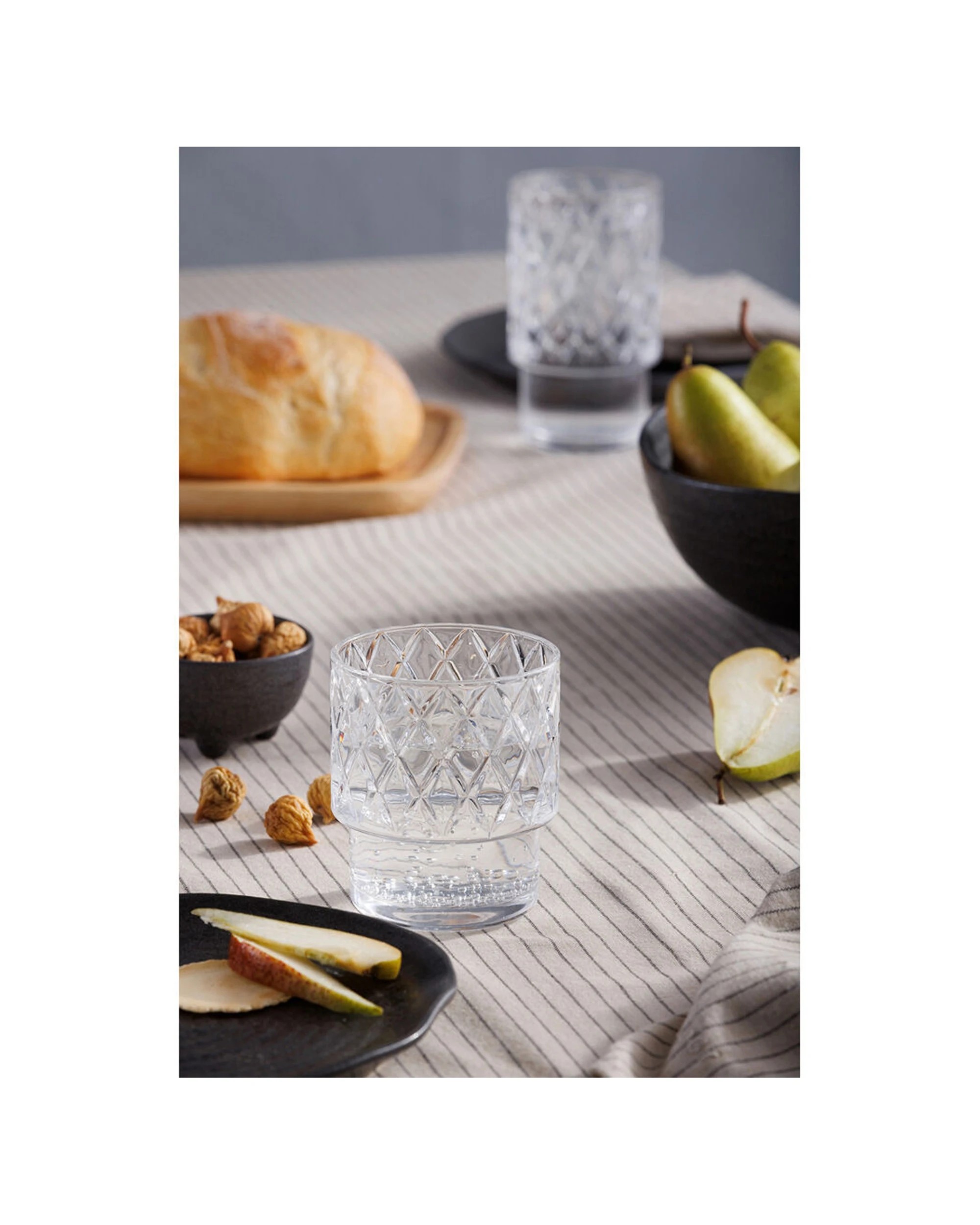 6 Ecology 6pc Dante Glass Tumblers Set Drinking Cup 300ml - Clear, 6 of 6