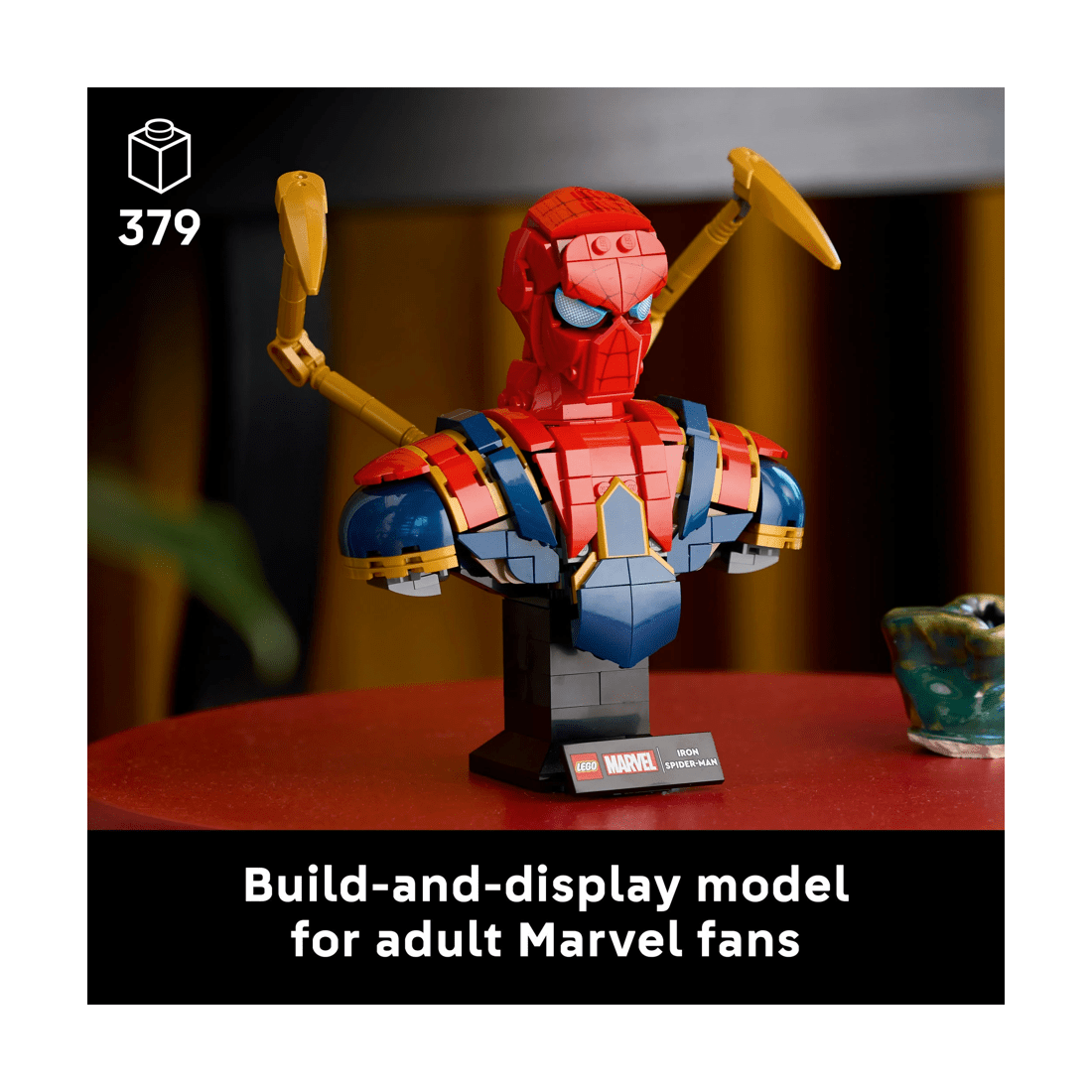3 LEGO Super Heroes Iron Spider-Man Bust 76326, 3 of 10