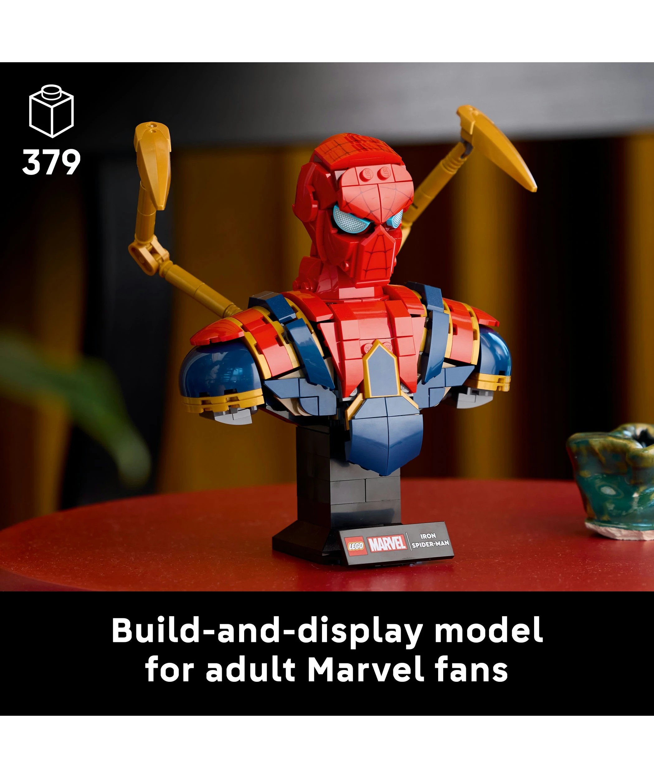 3 LEGO Super Heroes Iron Spider-Man Bust 76326, 3 of 10