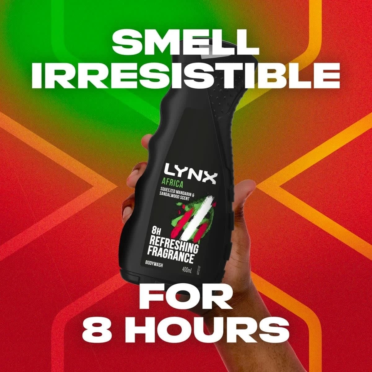 5 LYNX Africa 8-Hour Refreshing Fragrance Bodywash 400ml - Squeezed Mandarin and Sandalwood Scent, 5 of 8