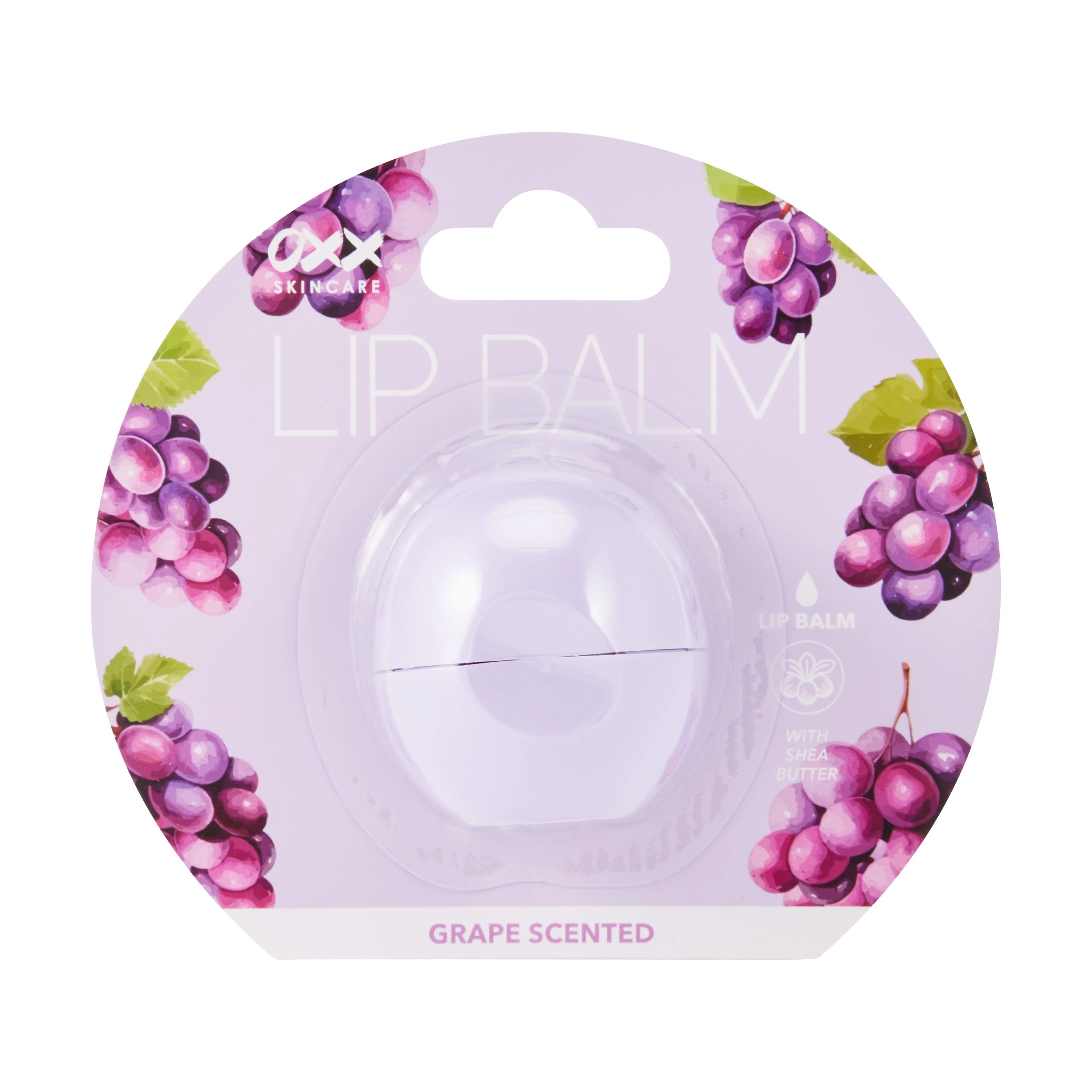 1 OXX Skincare Lip Balm - Grape Scented and Shea Butter, 1 of 5