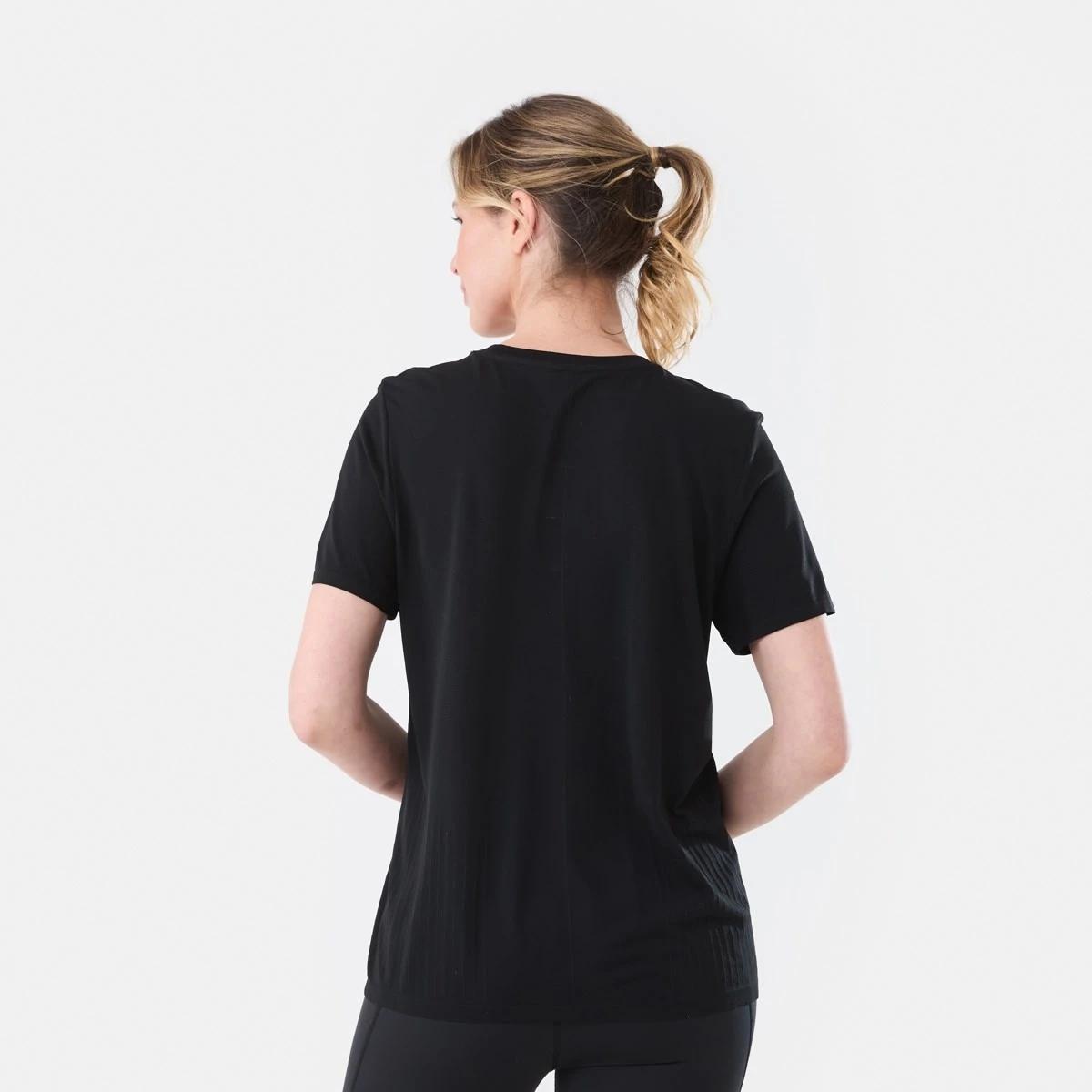3 Active Womens Seamfree Crew Neck T-shirt BLACK, 3 of 6