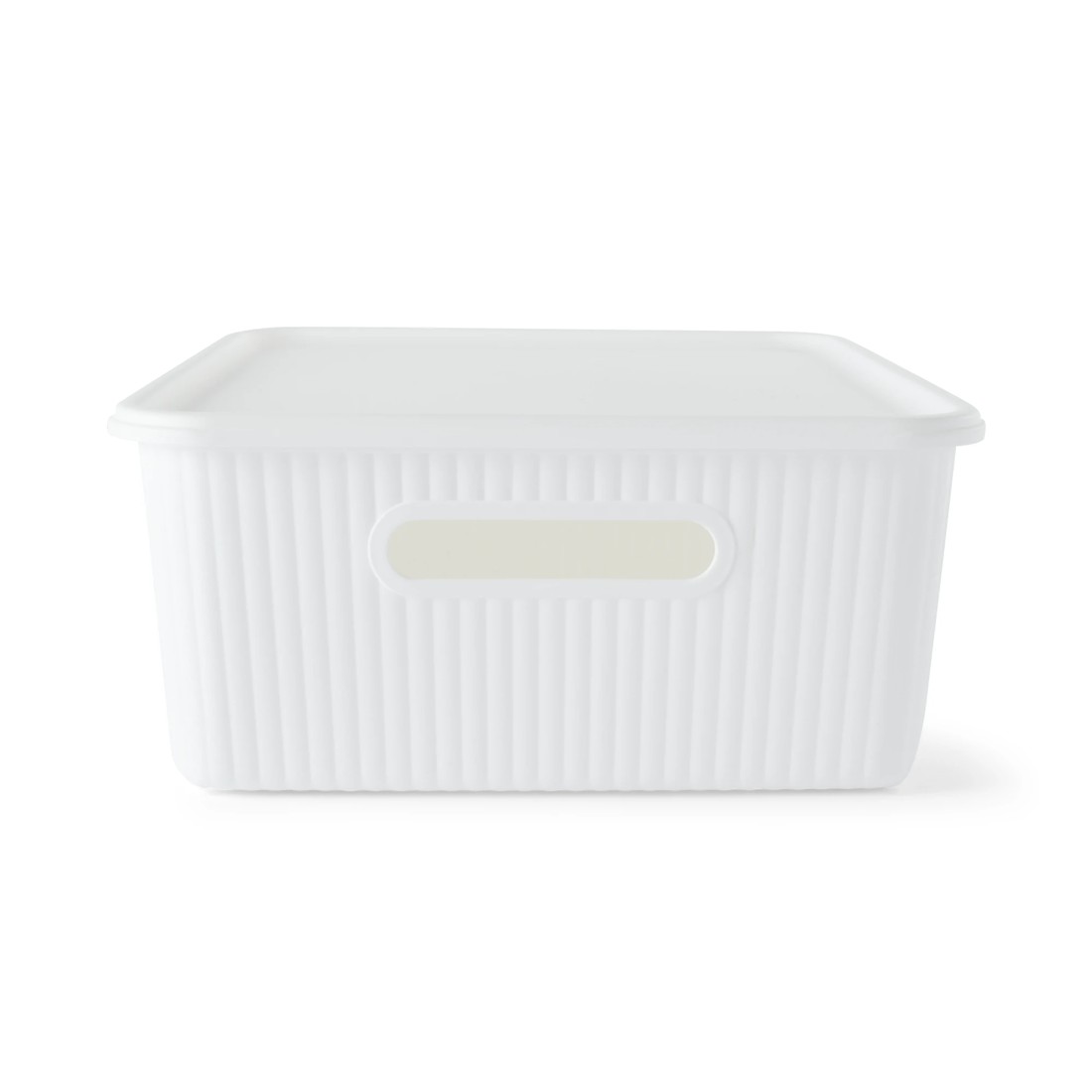 3 11L Ribbed Container - White, 3 of 10
