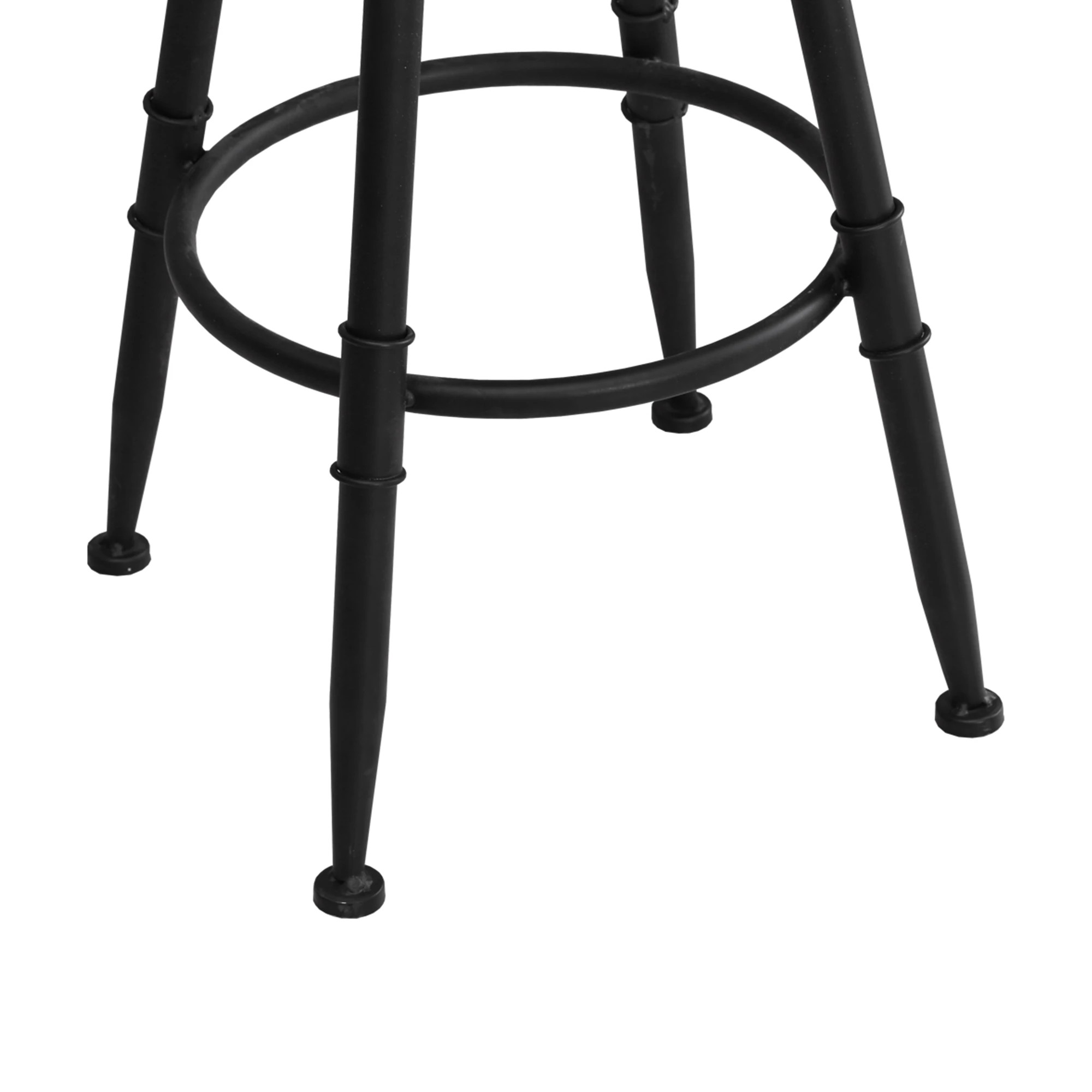 5 Levede 2x Industrial Swivel Bar Stools - Black, 5 of 7