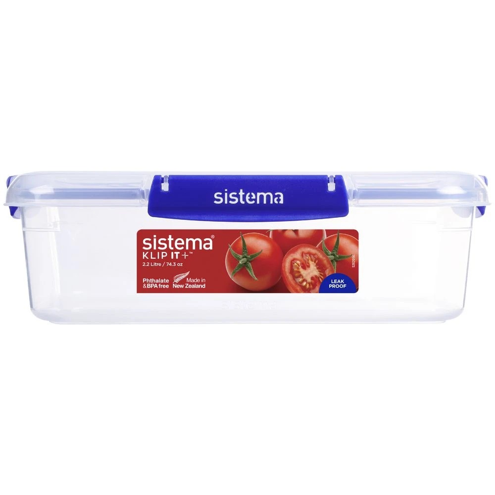 2 Sistema Klip It Plus 2.2L Rectangle Container, 2 of 3