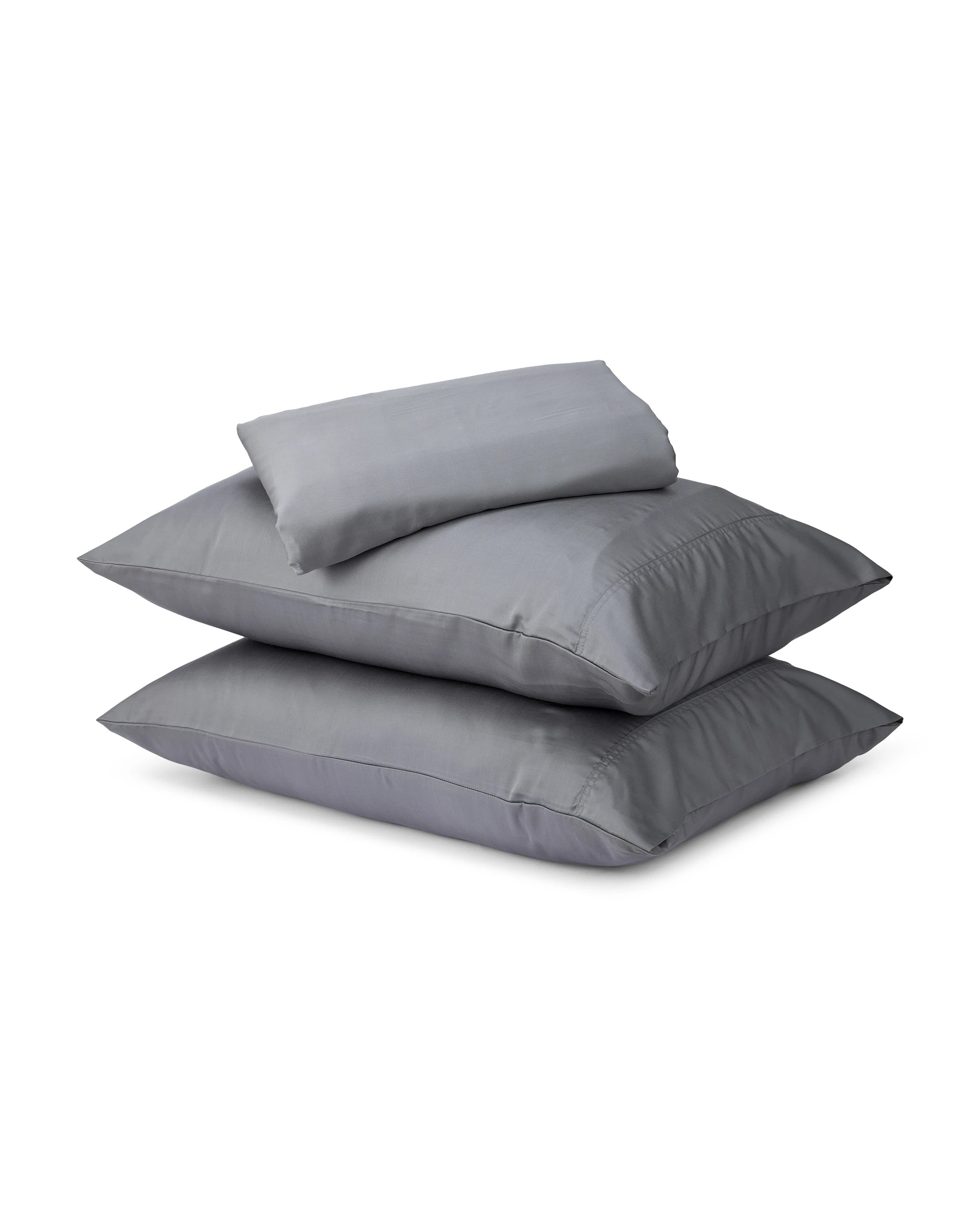 3 375 Thread Count Bamboo Sheet Set - King Bed, Grey, 3 of 9
