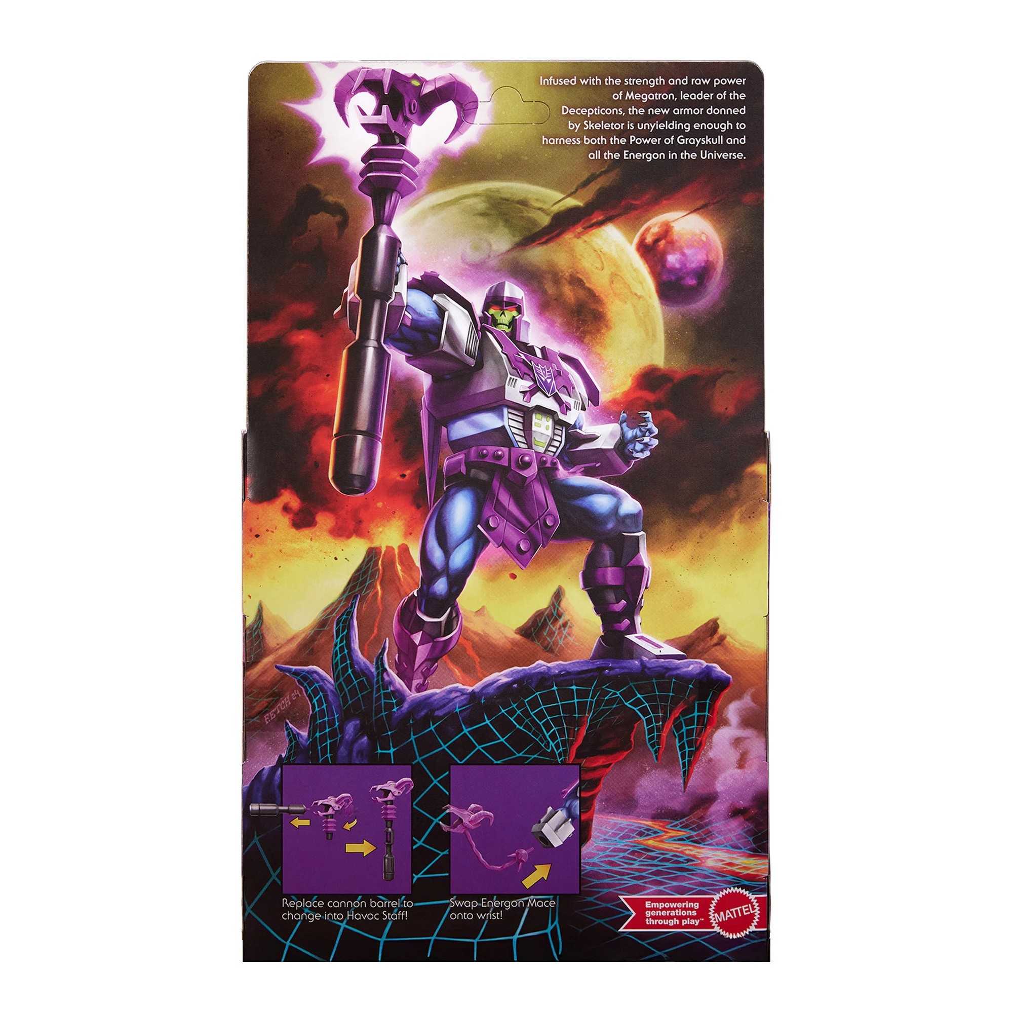 6 Masters of the Universe x Transformers Megatron Armor Skeletor Action Figure, 6 of 6