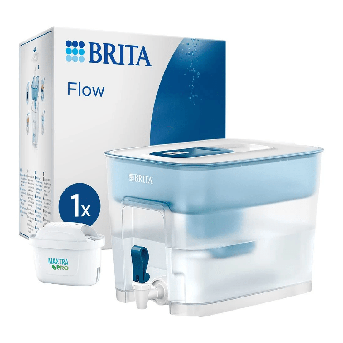 1 BRITA Water Filter Flow Cask 8.2L Blue, 1 of 7