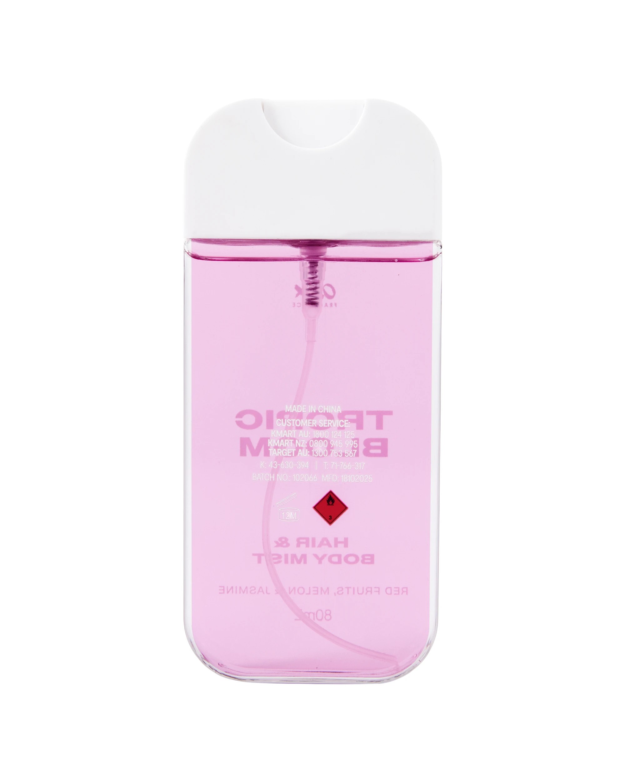 4 OXX Fragrance Tropic Bloom Hair and Body Mist 80ml - Red Fruit, Melon and Jasmine, 4 of 6