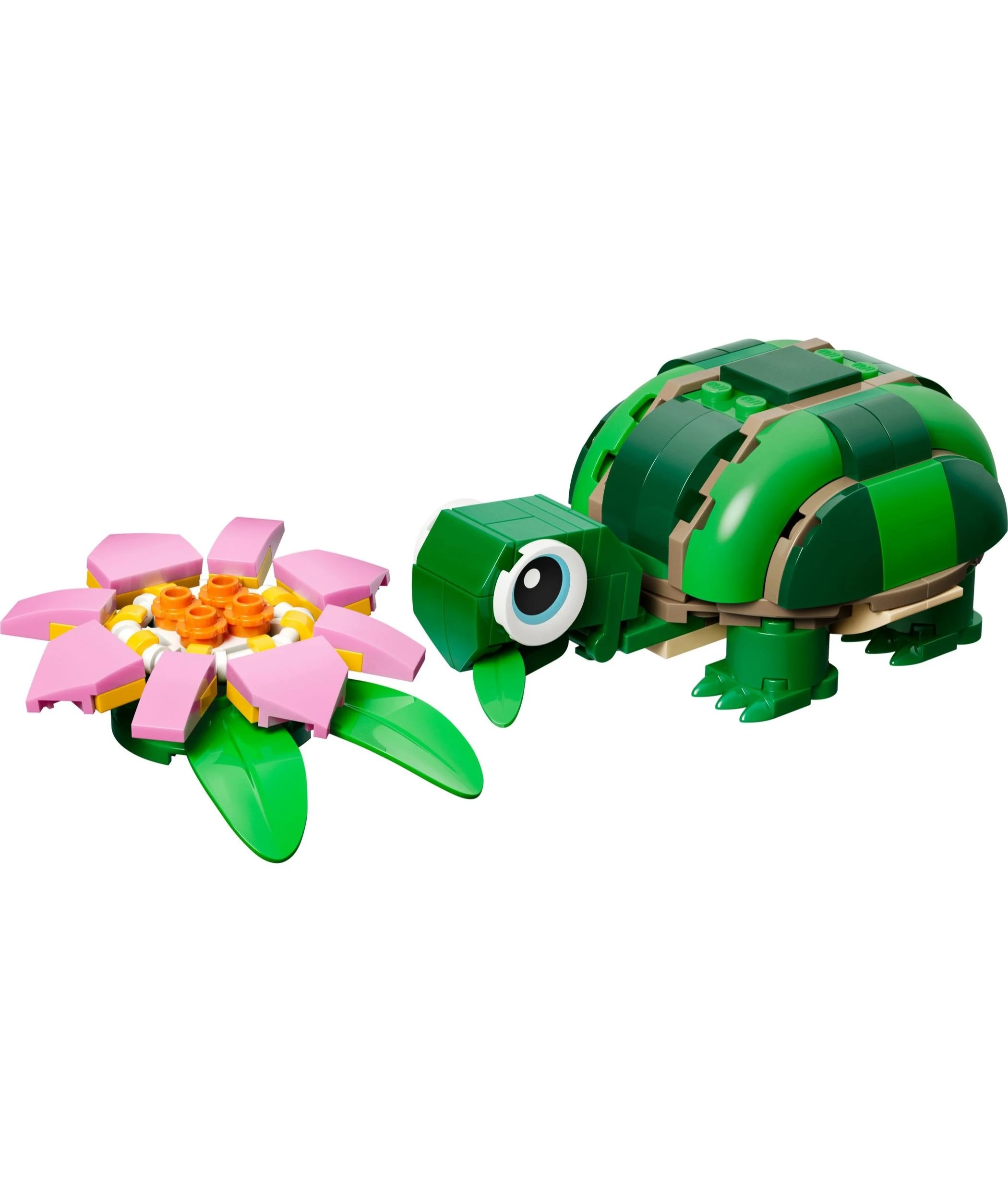2 LEGO Creator 3 in 1 Turtle with a Water Lily Flower 31377, 2 of 10