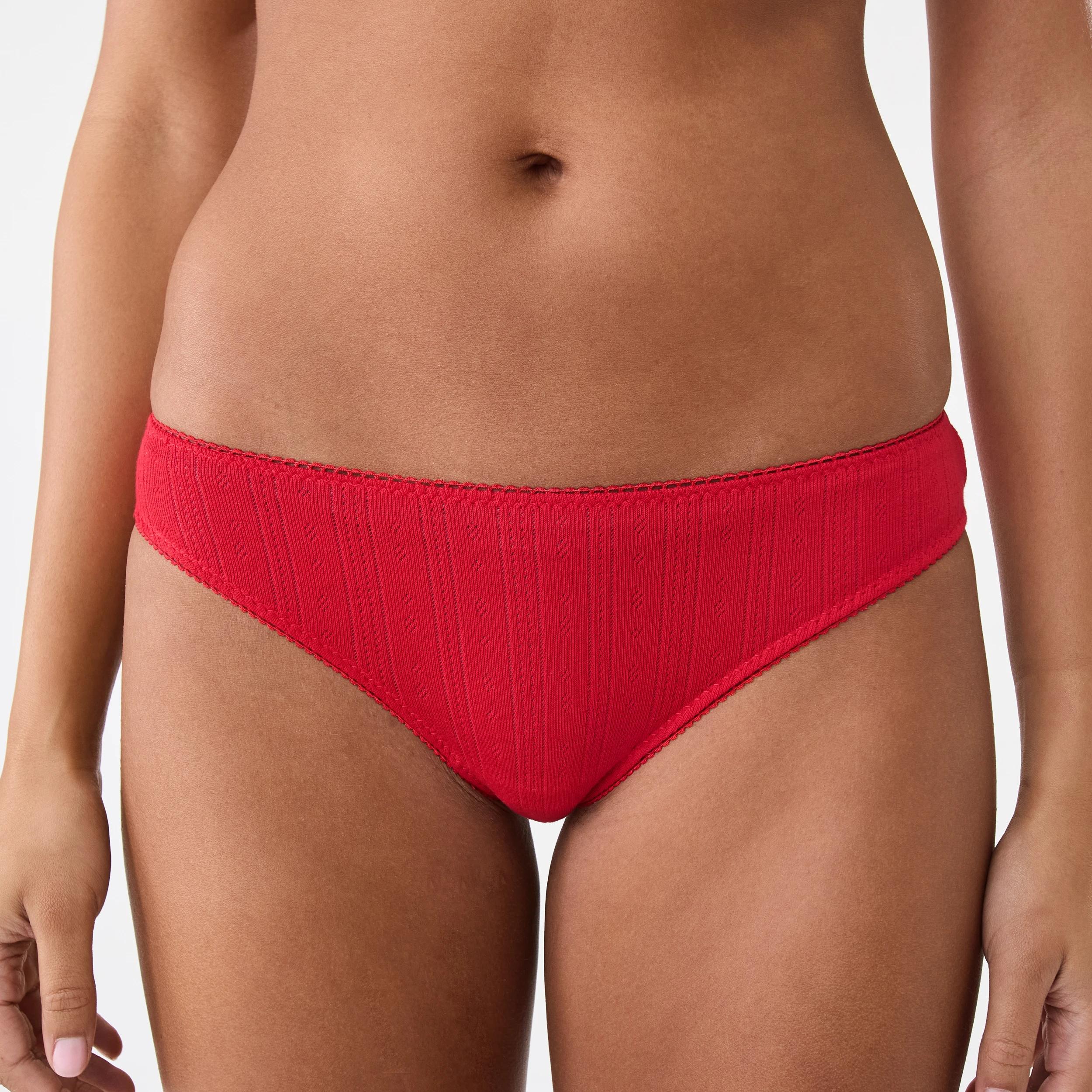 6 3 Pack Pointelle Cheeky Bikini Briefs Fruits, 6 of 9