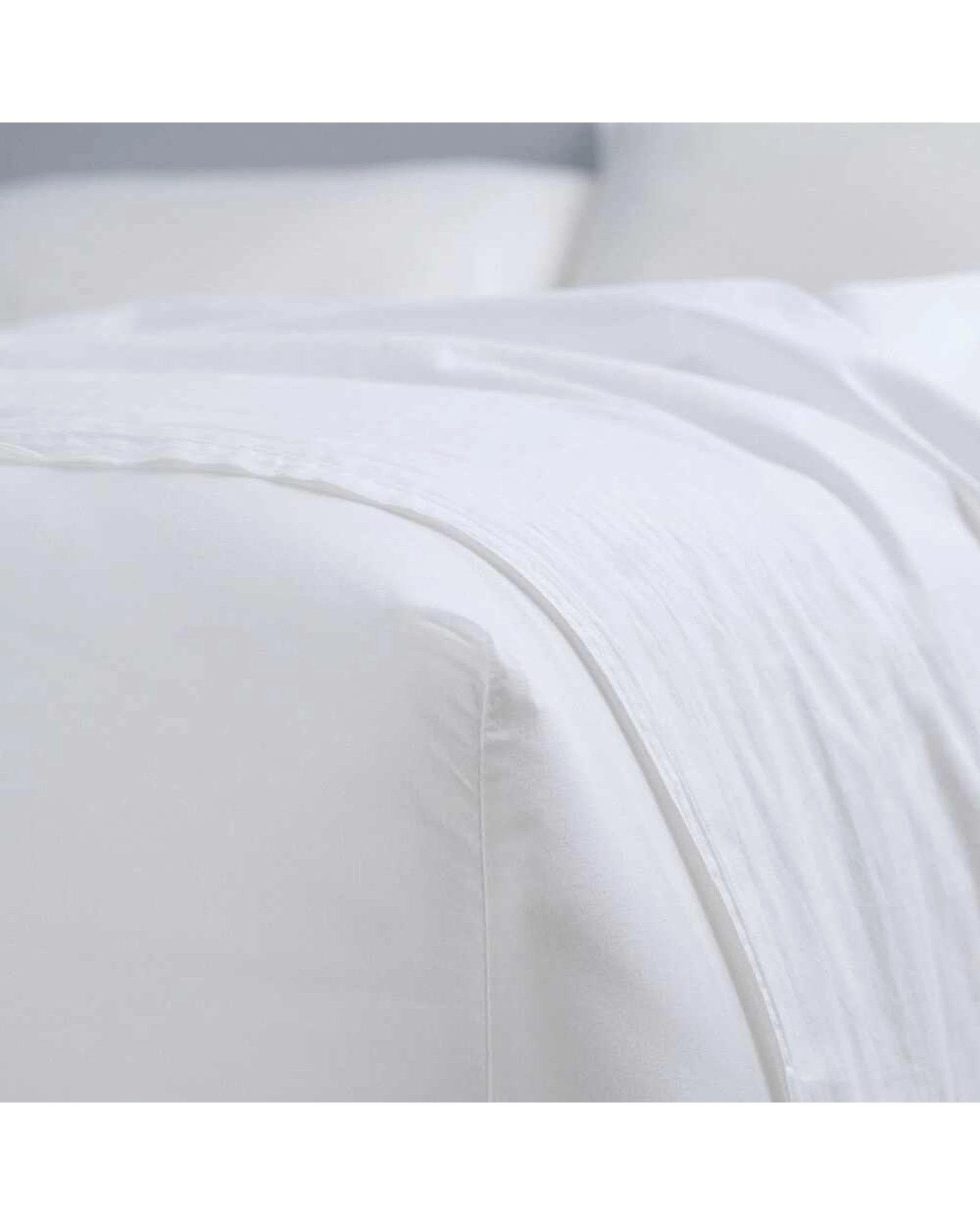 3 Canningvale Vintage Softwash Cotton Fitted Sheet Set Home Bedding - Queen Bed - White, 3 of 4