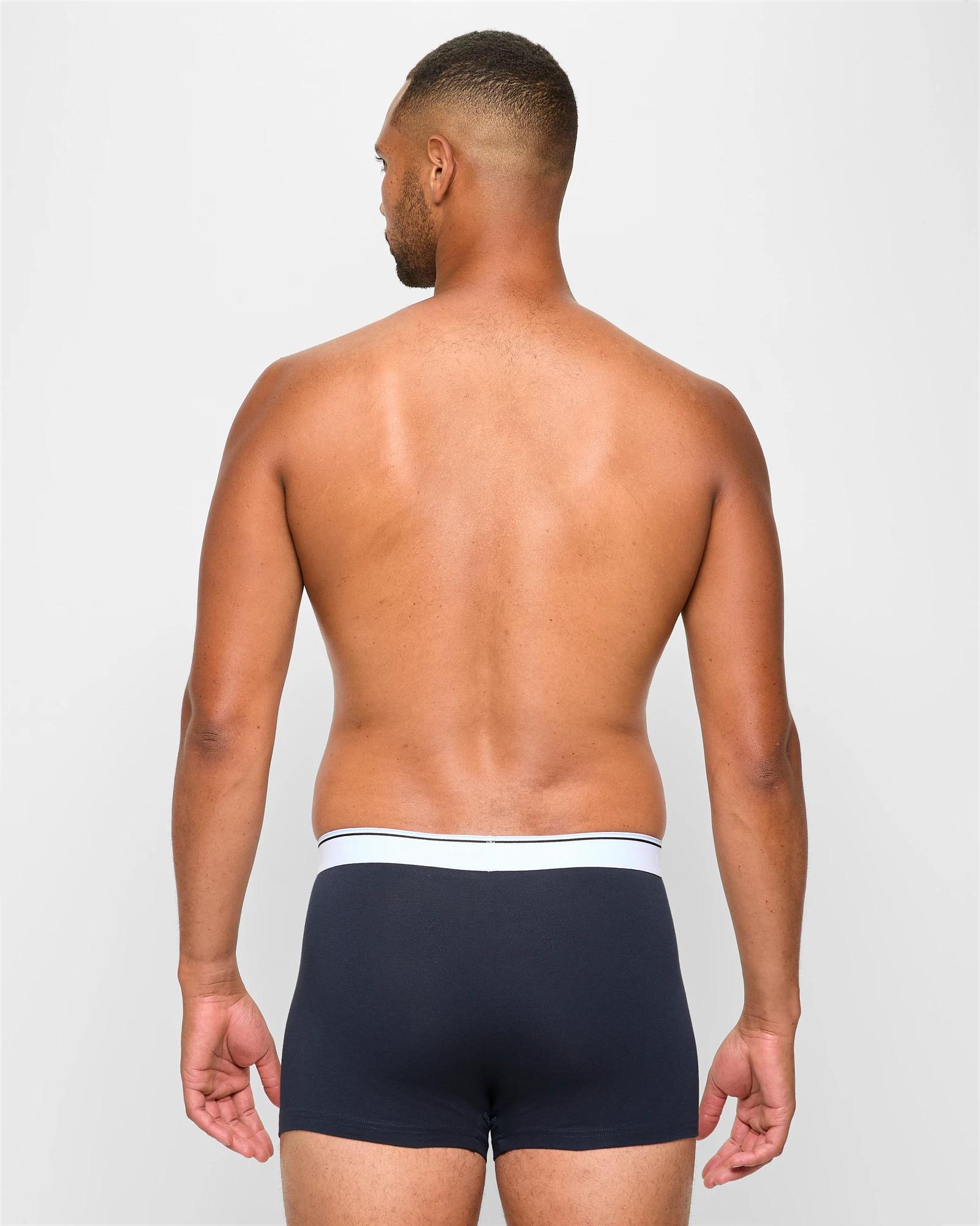 3 Australian Cotton Blend 5 Pack Hipster Trunks - Maxx BLUE, 3 of 4