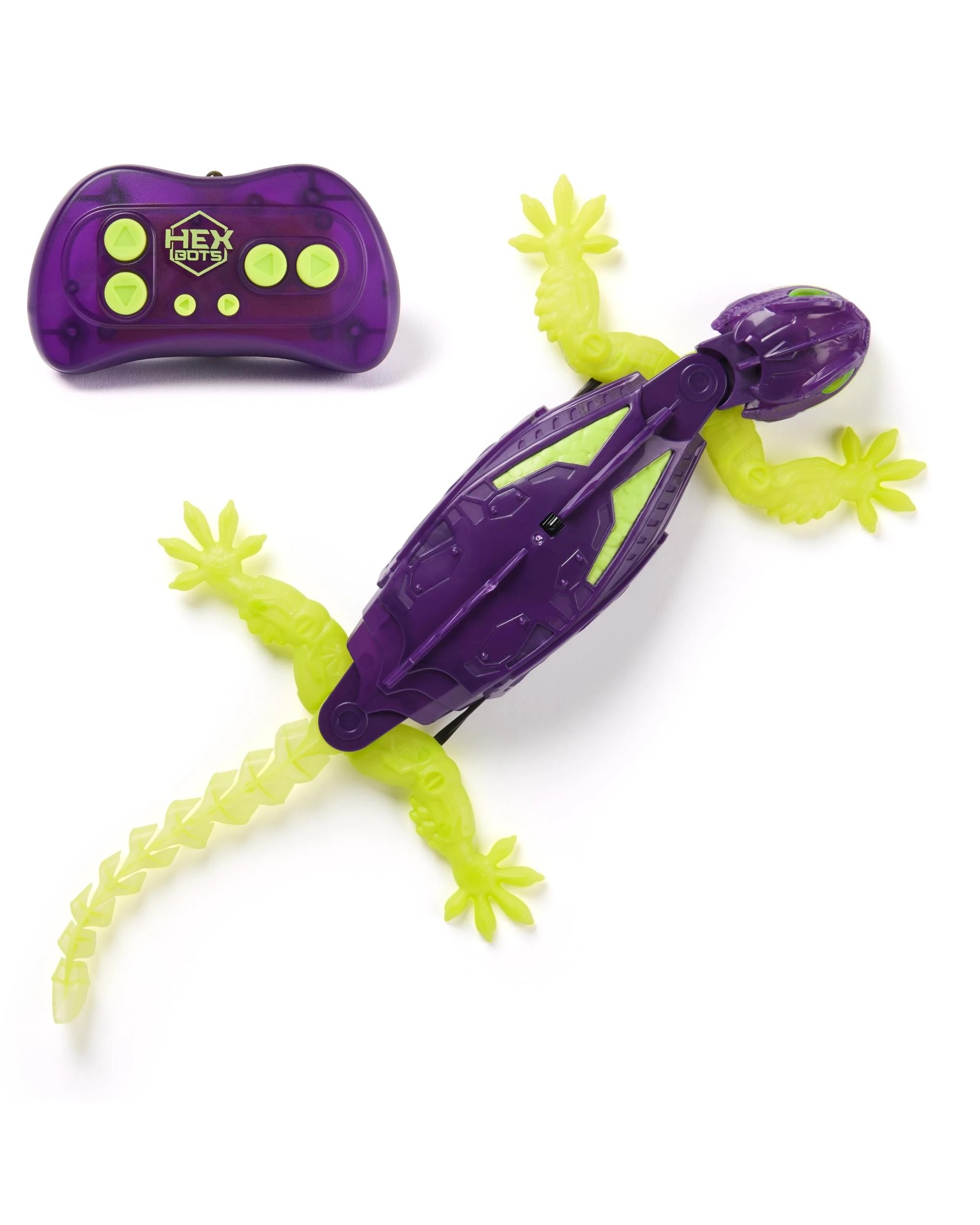 2 Hex Bots Wall Crawler Glow-in-the-Dark Gecko - Multi, 2 of 9