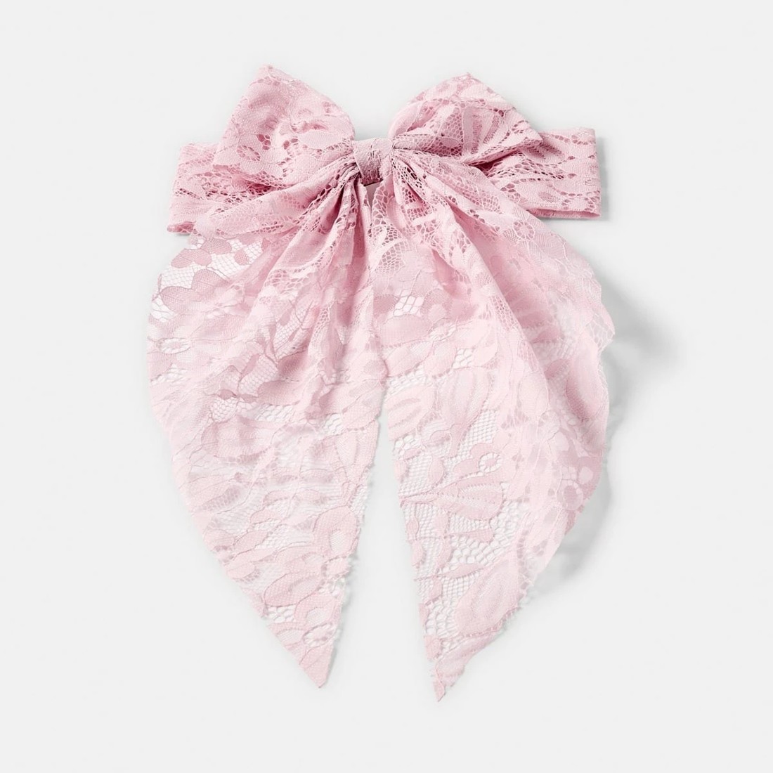 2 Pink Barrette Large Bow Hair Clip, 2 of 5