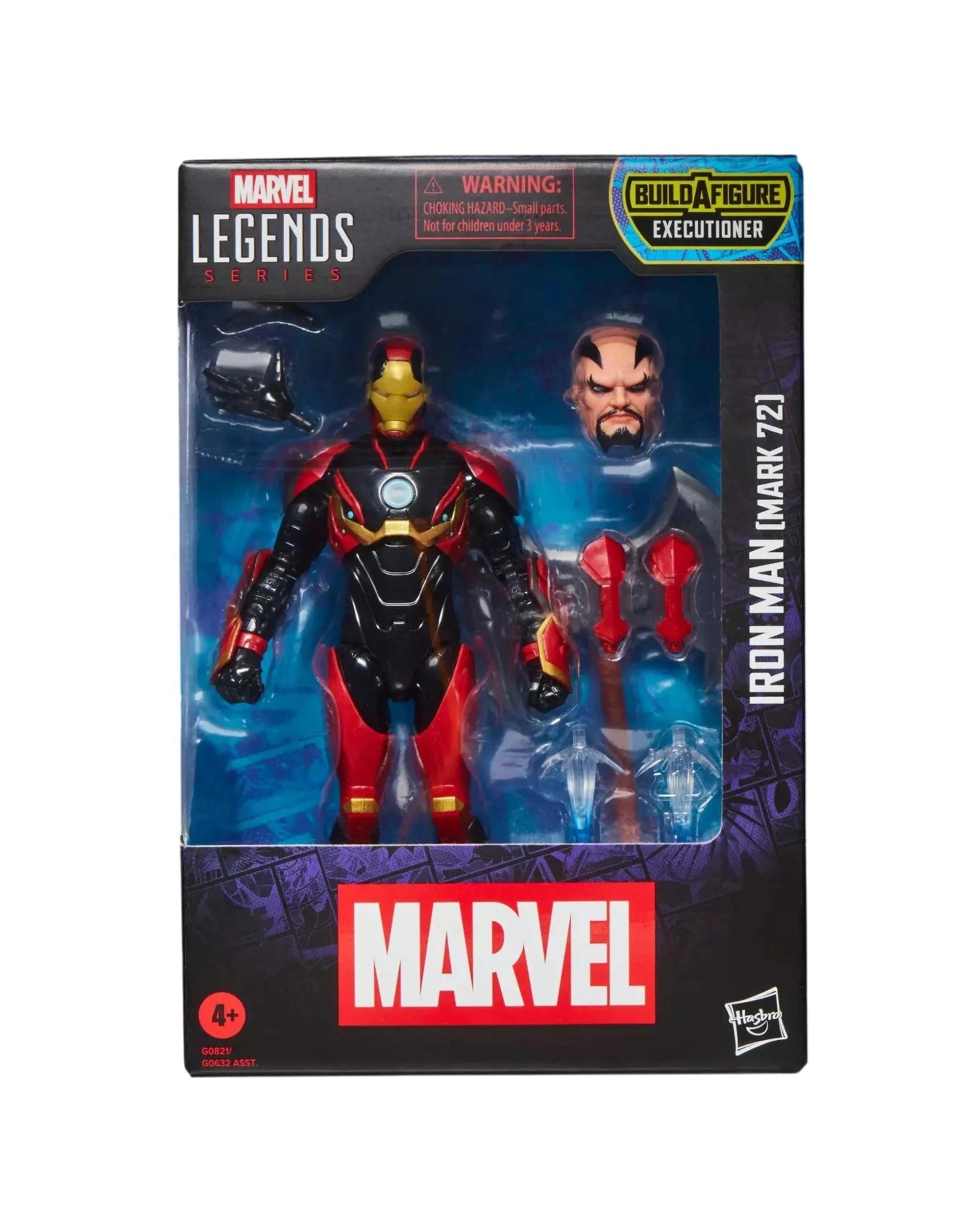 1 Hasbro Marvel Legends Series Iron Man Mark 72 Build-A-Fig Action Figure, 1 of 10