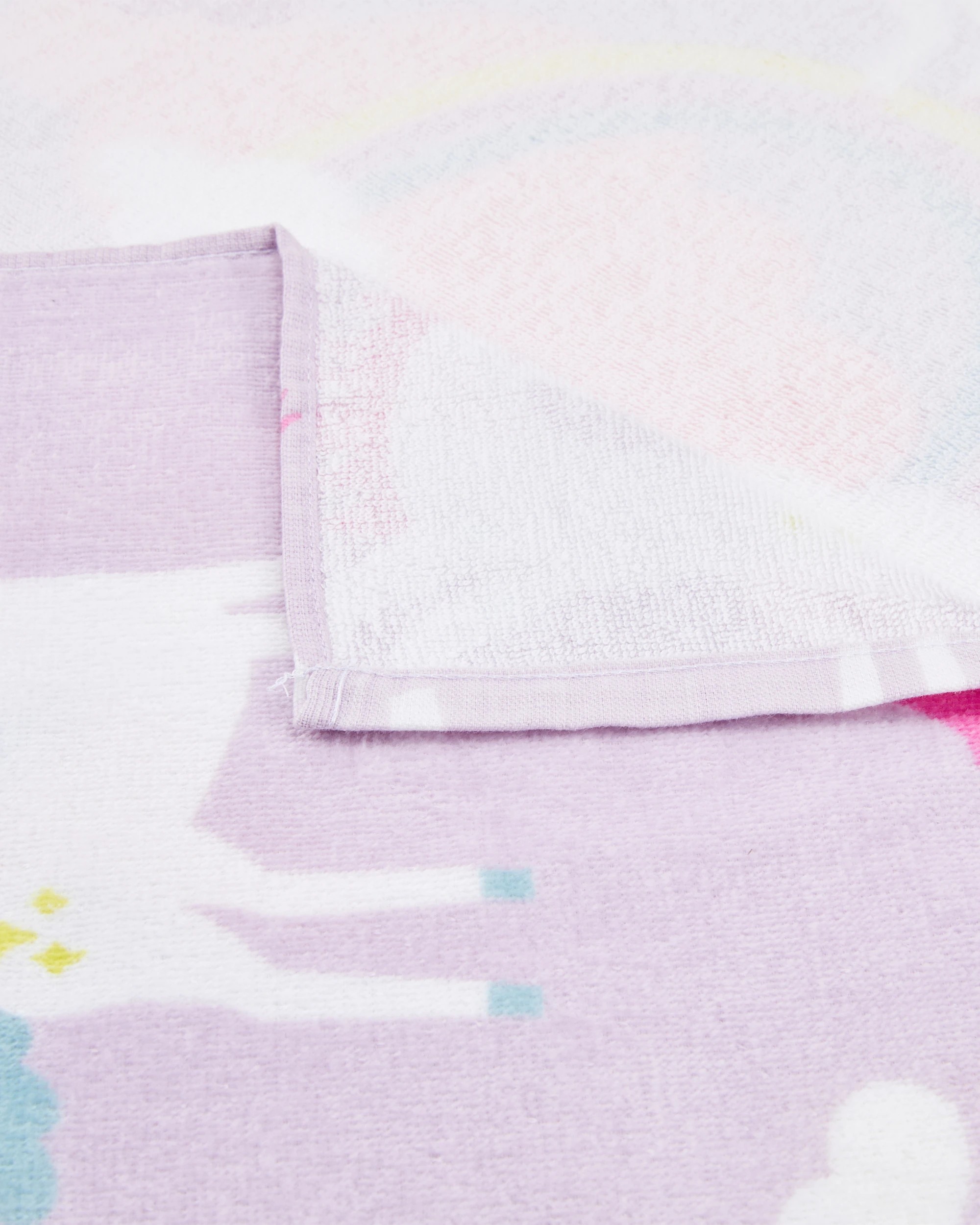 5 Cotton Velour Kids Beach Towel - Unicorn, 5 of 6