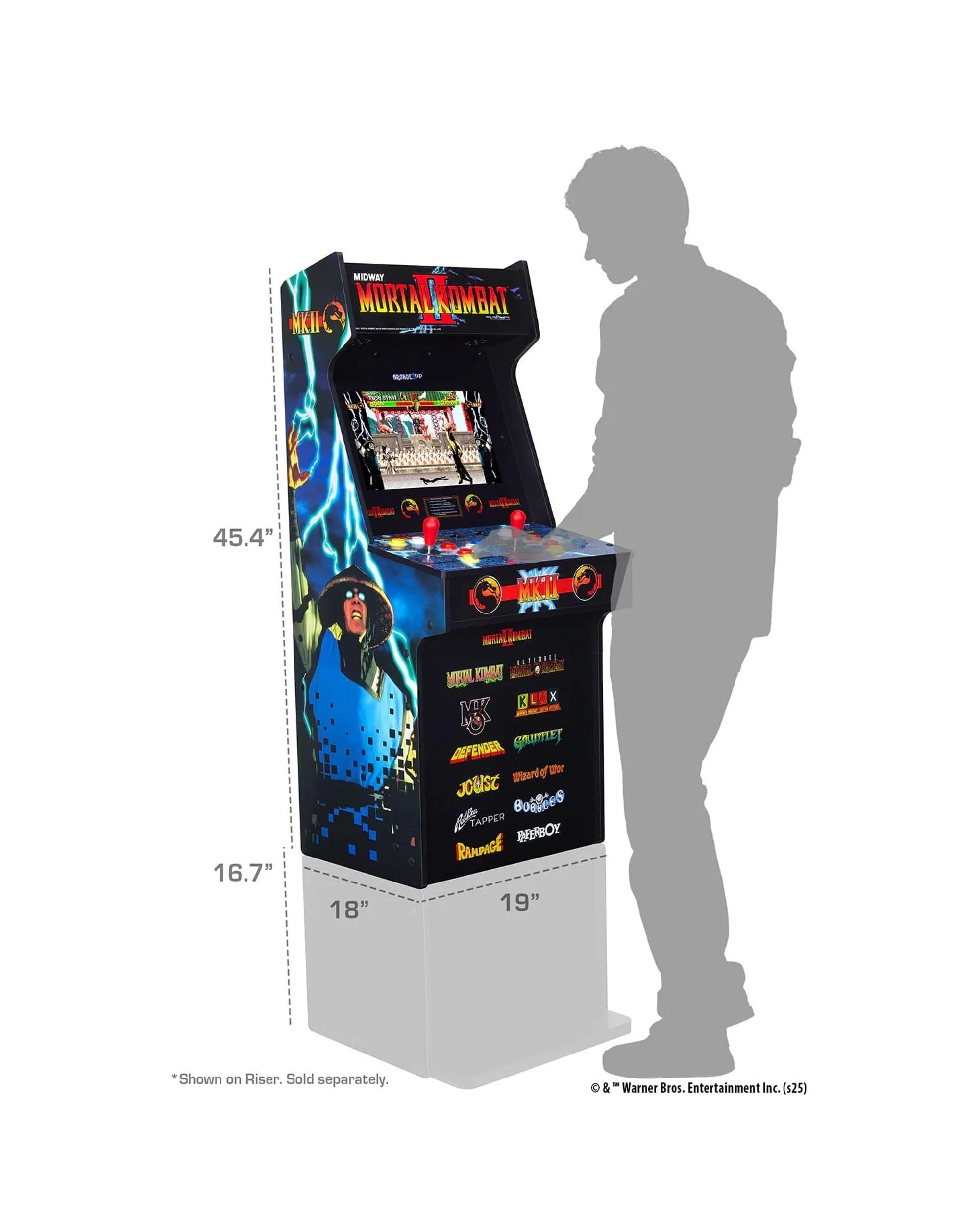 5 Arcade1Up Mortal Kombat II Classic SE Arcade Game, 5 of 10