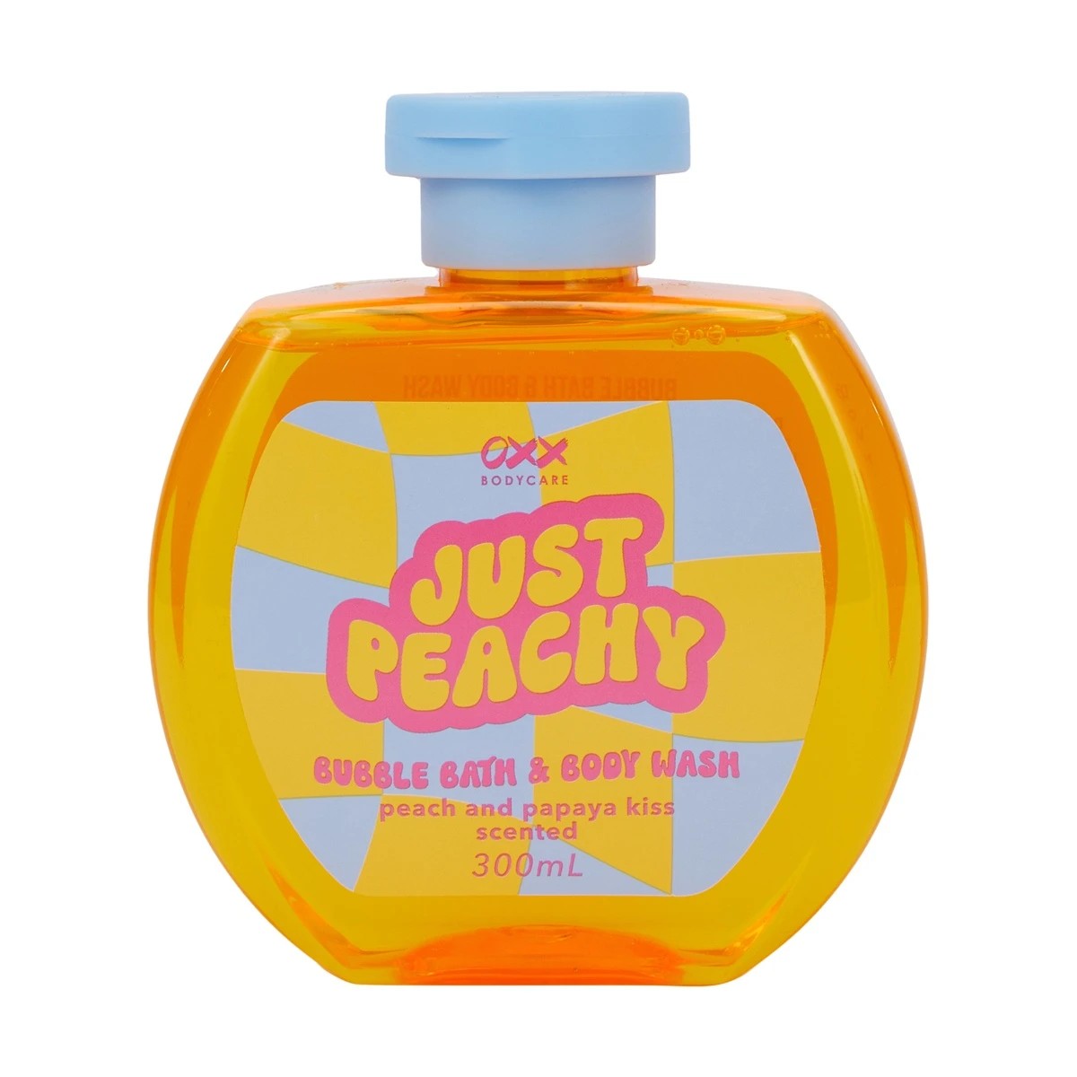 1 OXX Bodycare Just Peachy Bubble Bath & Body Wash 300ml - Peach and Papaya Kiss Scented, 1 of 5