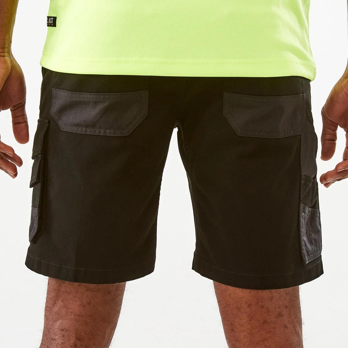 3 Jogger Work Shorts Black, 3 of 7