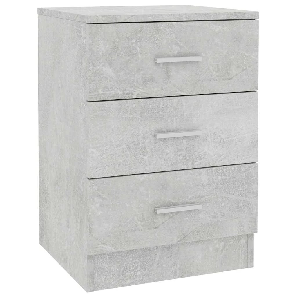 1 vidaXL Bedside cabinet Ample Storage - Grey, 1 of 9