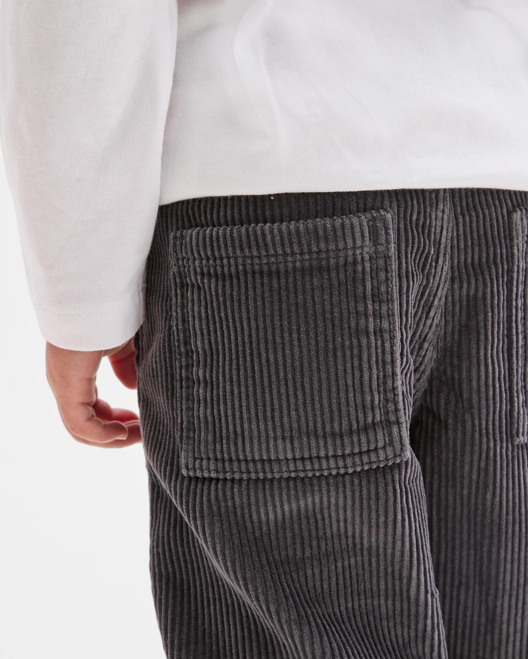 4 Target Kids Australian Cotton Corduroy Pants CHARCOAL, 4 of 7
