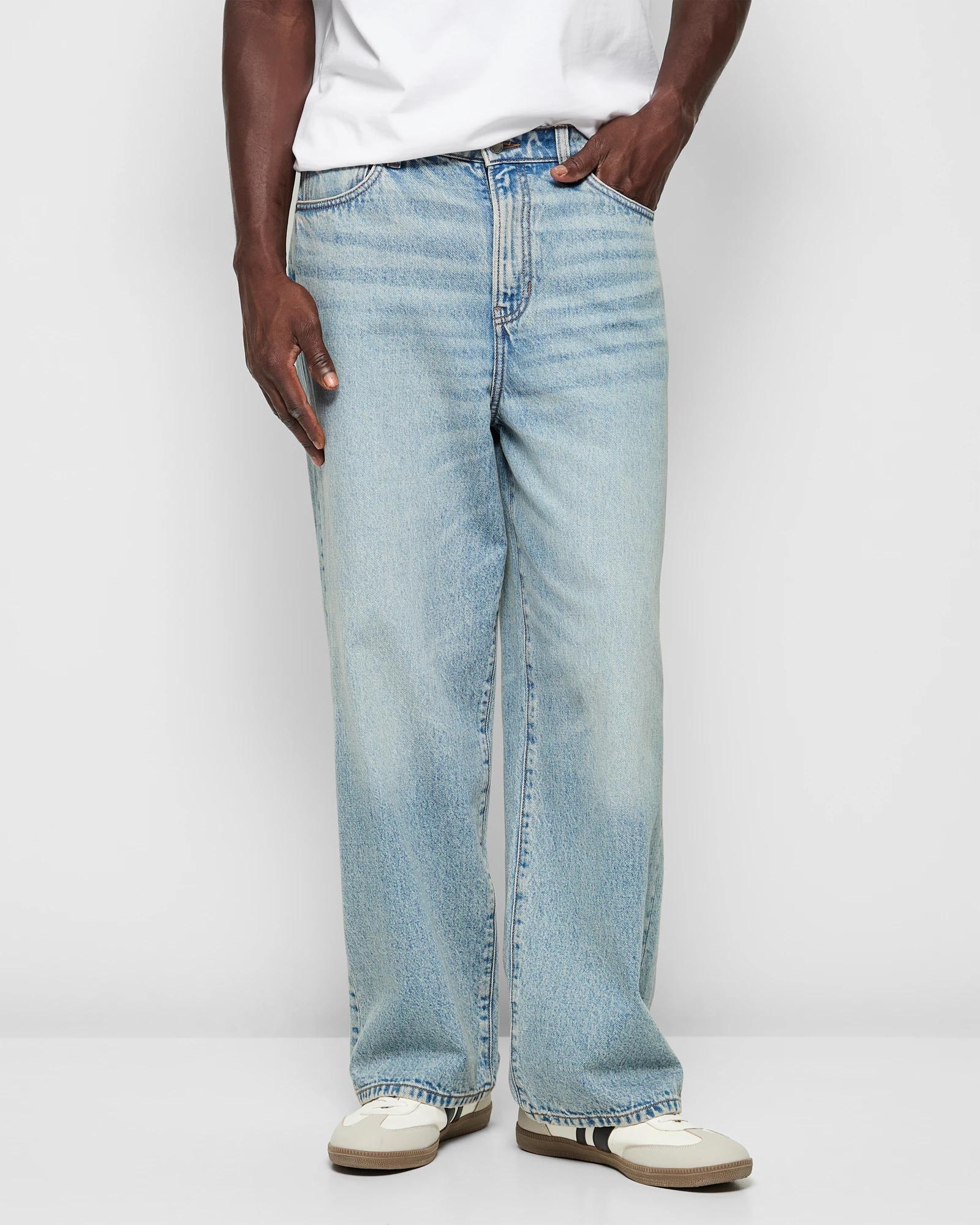 1 Super Loose Denim Jeans - Commons BLUE WASH, 1 of 6