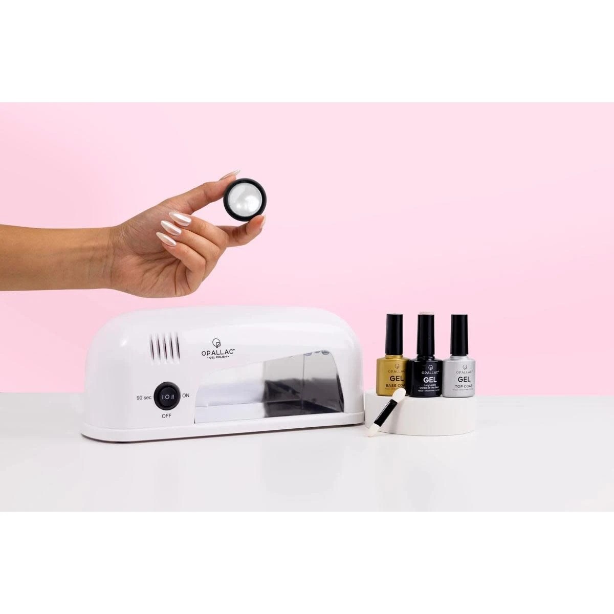 2 Opallac Glazed Chrome Powder Exclusive Edition Gel Polish Kit, 2 of 5