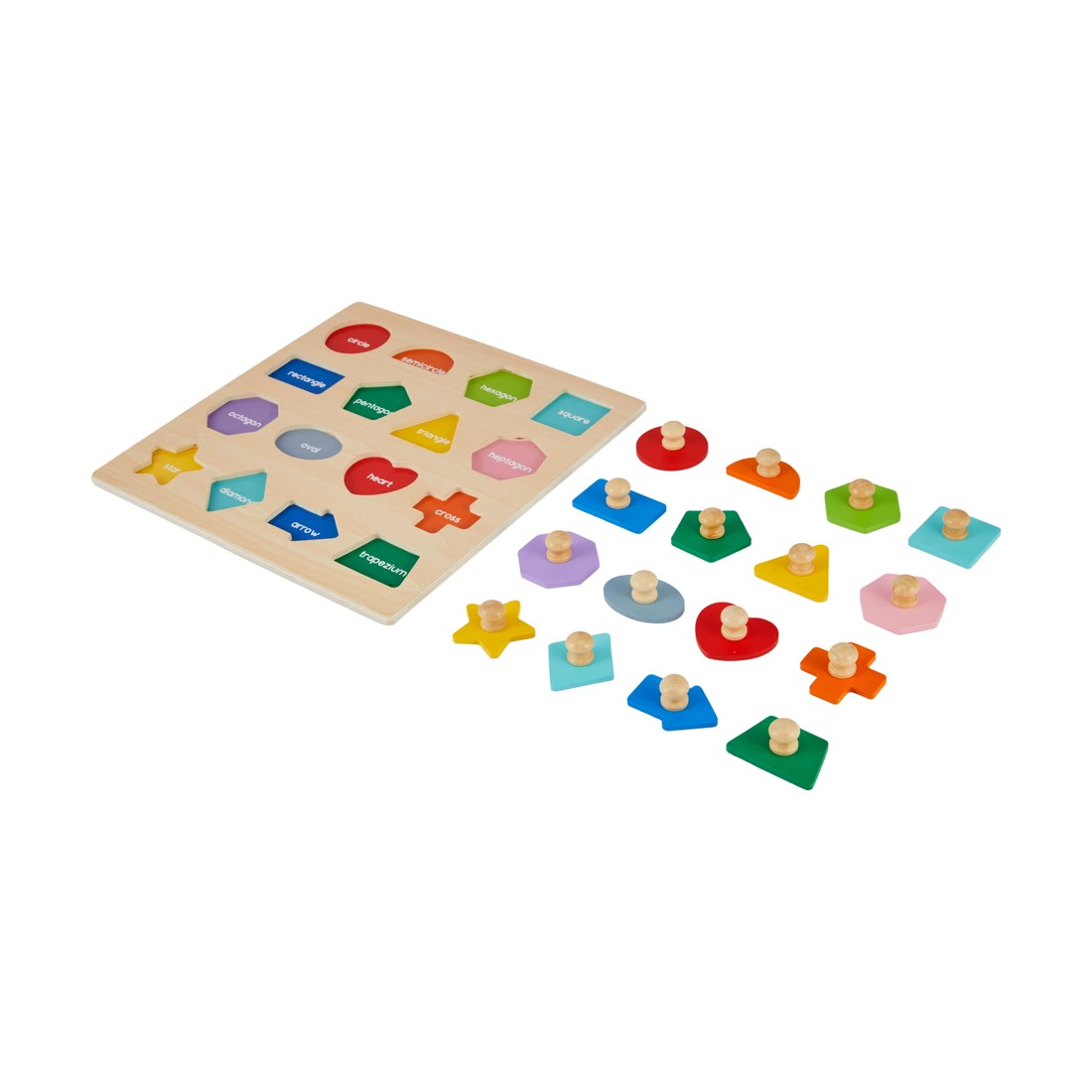 2 Wooden Play Shape Puzzle, 2 of 6