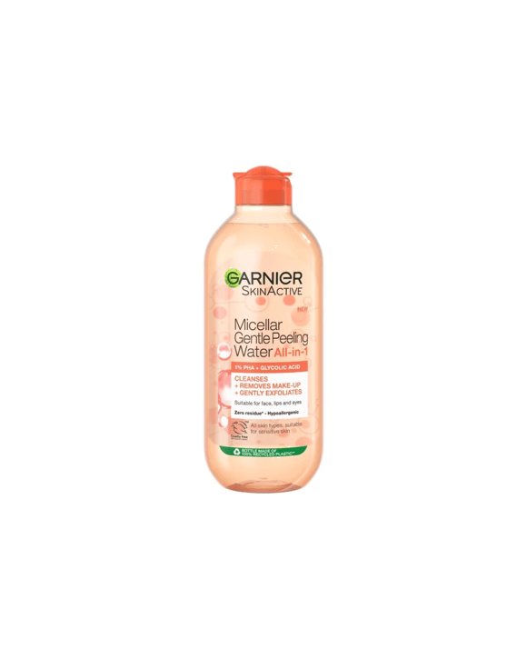 New Garnier SkinActive All-in-1 Micellar Gentle Peeling Water - 1% PHA and Glycolic Acid